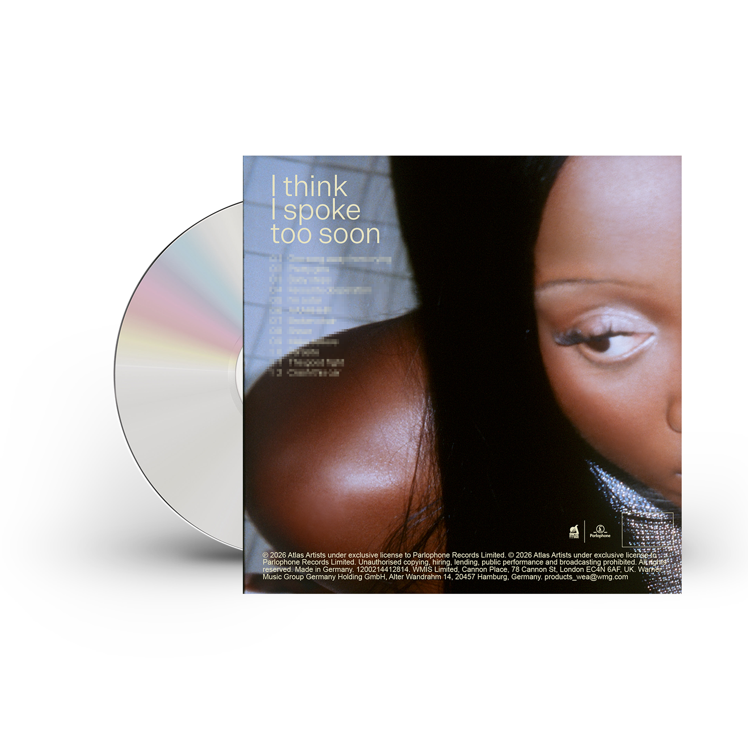 'I think I spoke too soon' Exclusive Sleeve CD #1