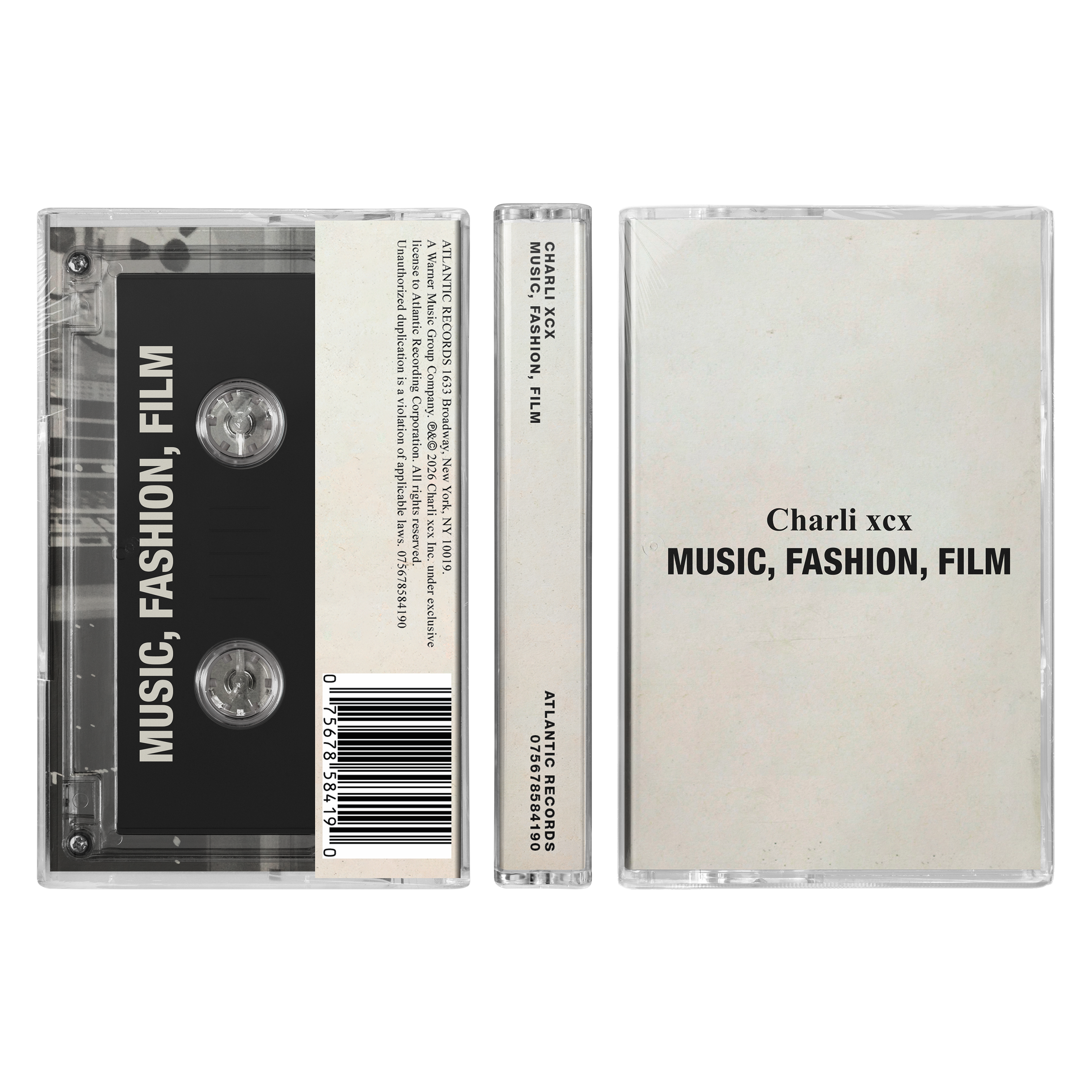 Music, Fashion, Film - Cassette