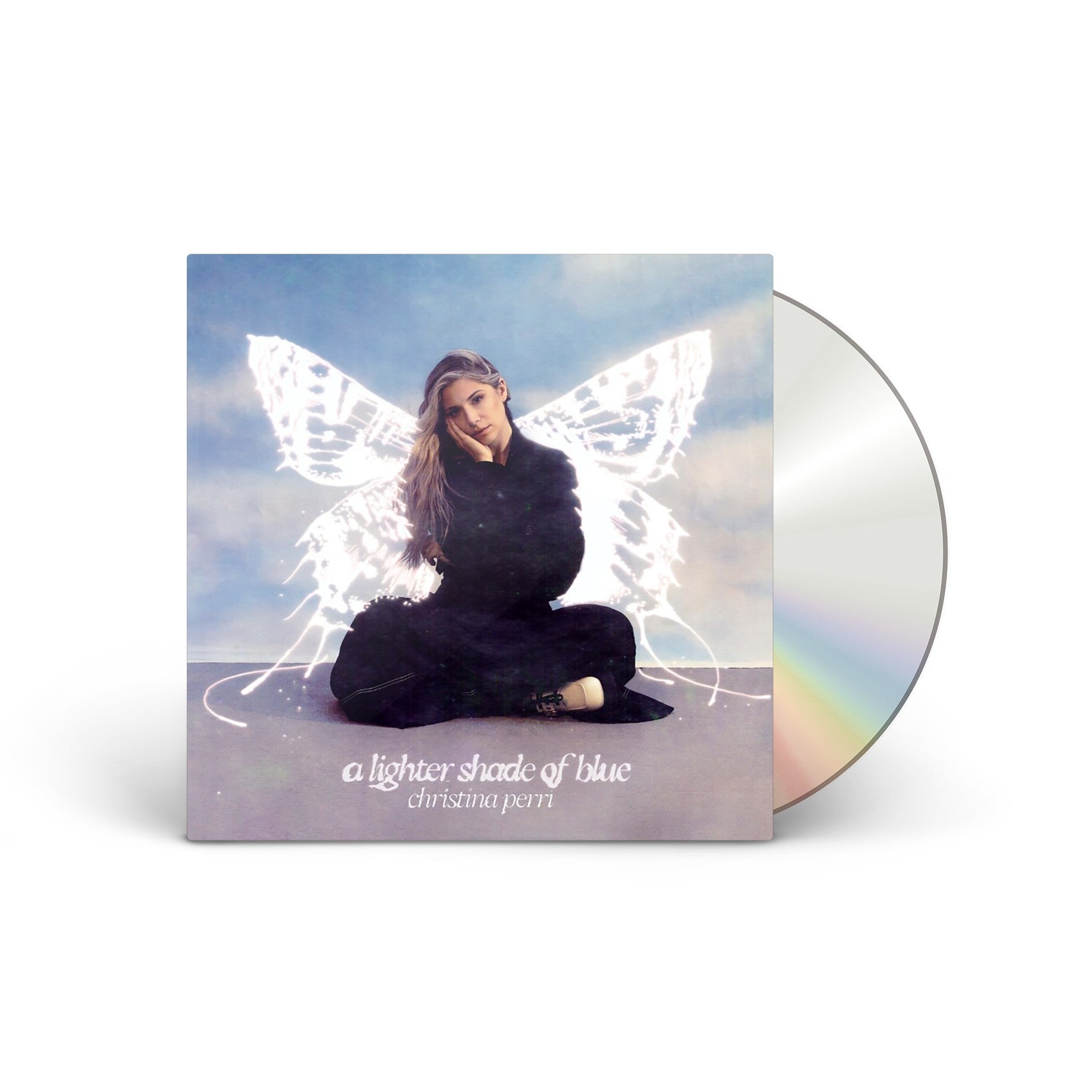 a lighter shade of blue CD