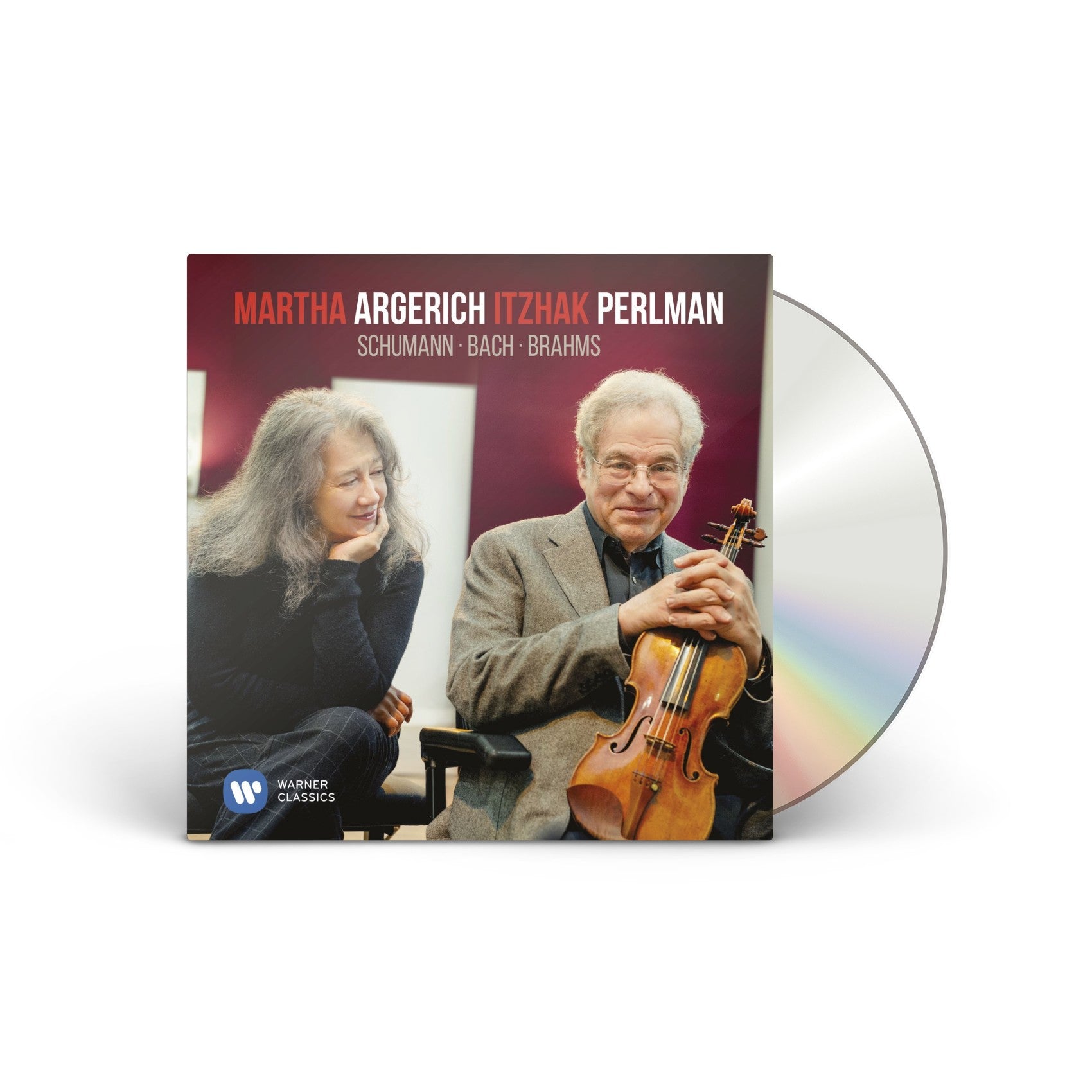 Perlman & Argerich play Schumann, Bach & Brahms CD