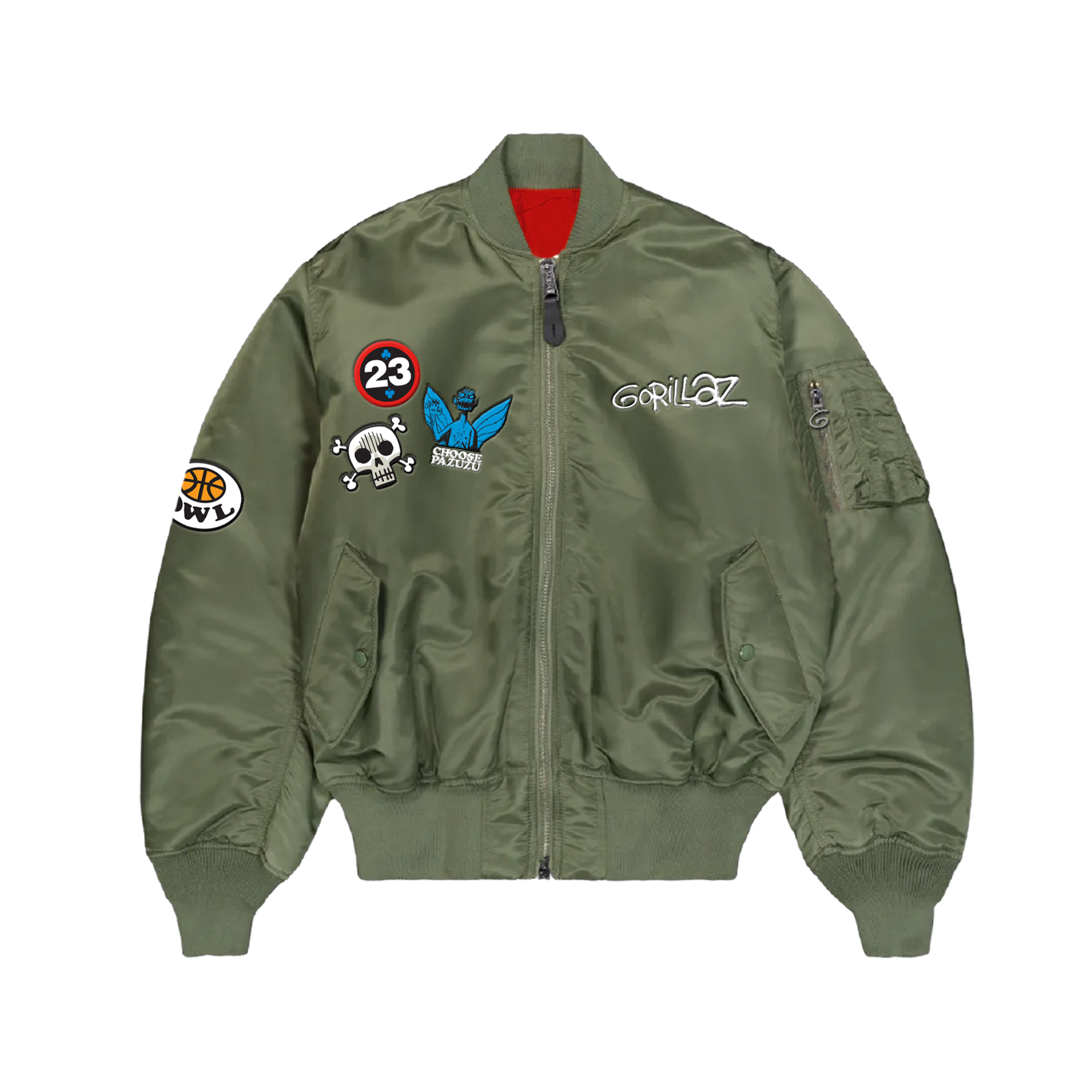 【nabe190様用】C.B. MURDOC / Green HOK Gorillaz Bomber Jacket – Warner Music Canada