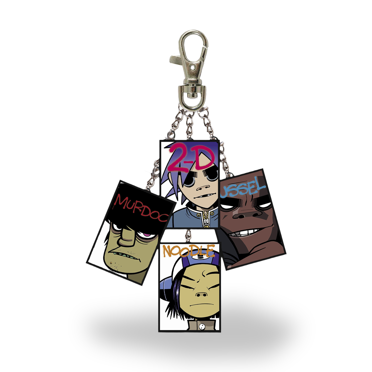 Band Heads Epoxy Bag Charm