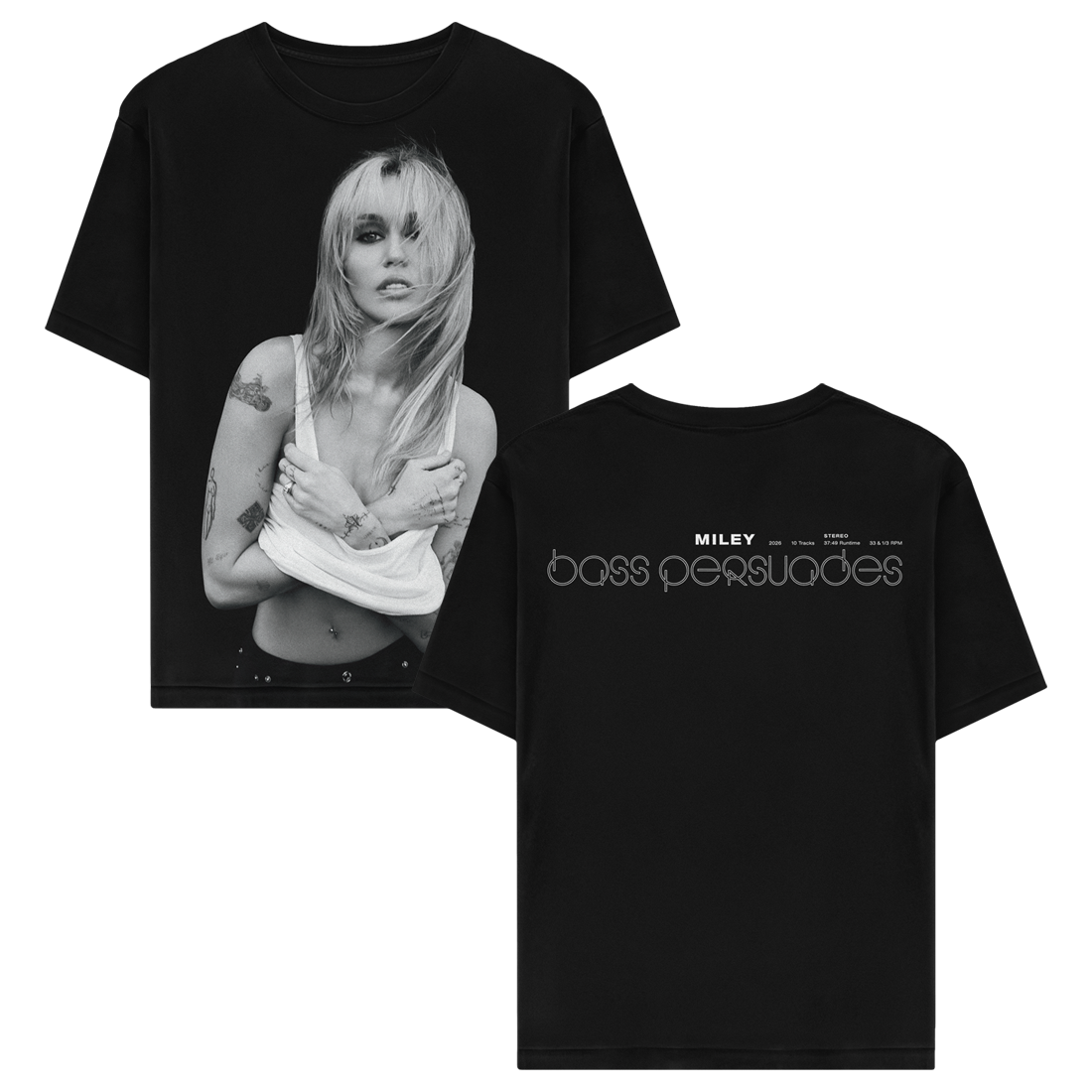 Bass Persuades Black T-Shirt