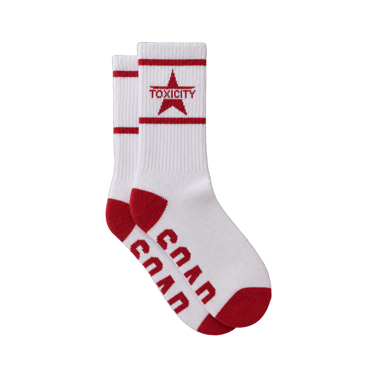Toxicity White Socks