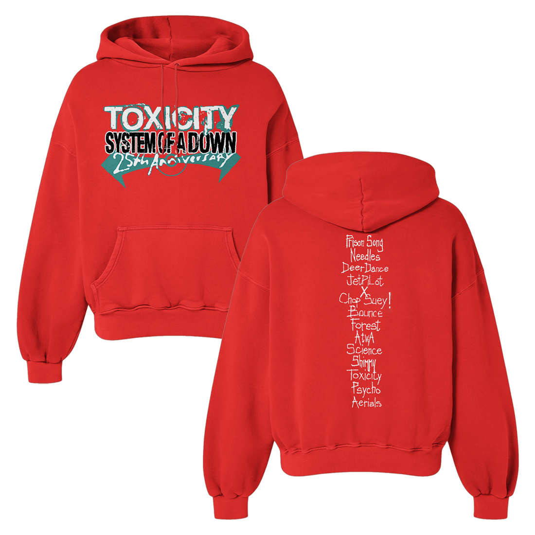 Toxicity 25 Tracklist Hoodie