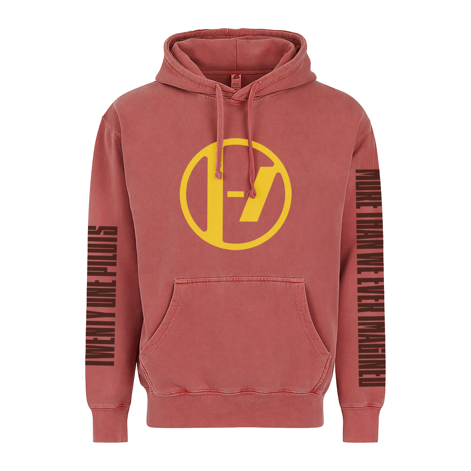 “IMAGINED” RED HOODIE