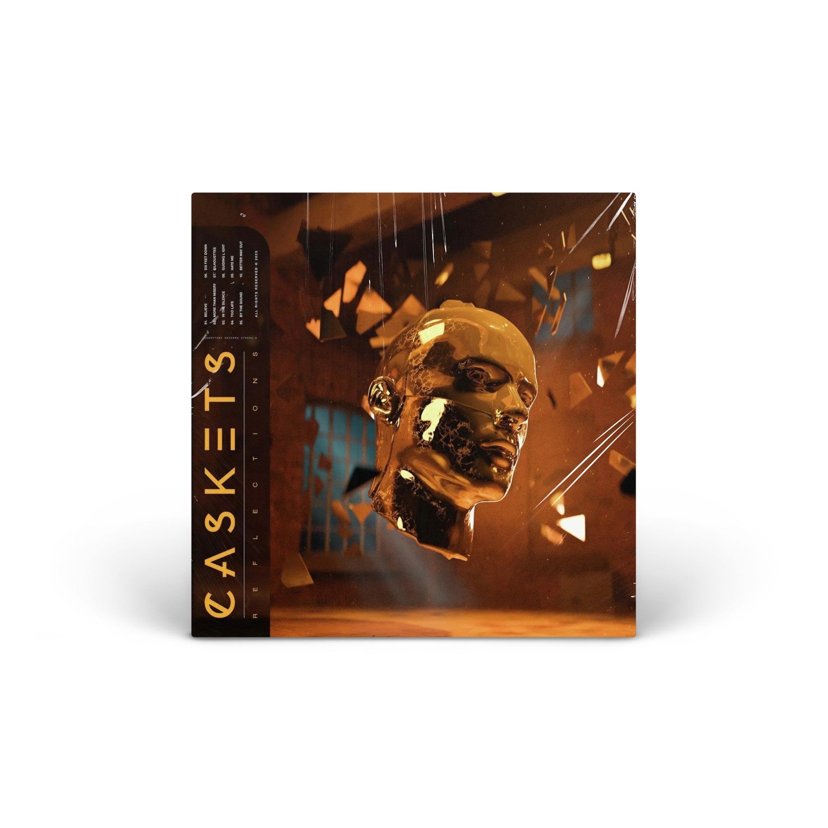 Reflections (Orange & Black W/ White Splatter) vinyl LP