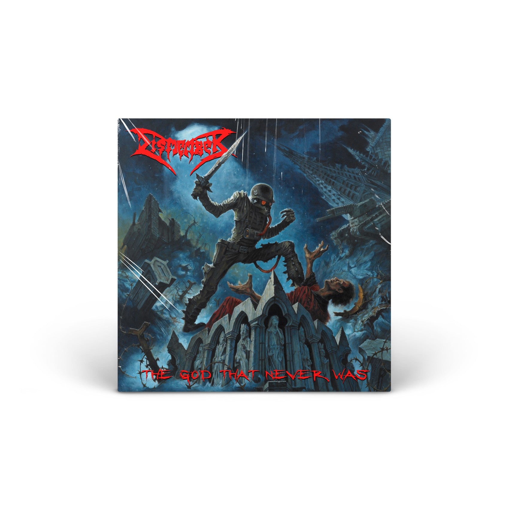The God That Never Was (Blue in red split) vinyl LP