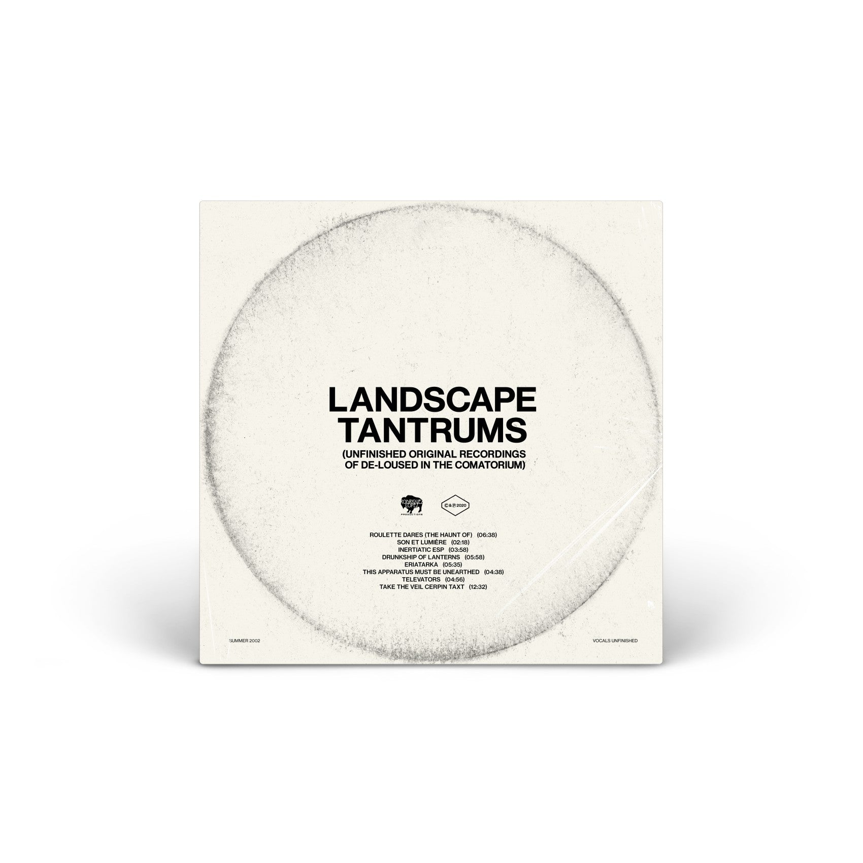 Landscape Tantrums - Unfinished Original Recordings Of De-Loused In The Comatorium (Black Vinyl) vinyl LP