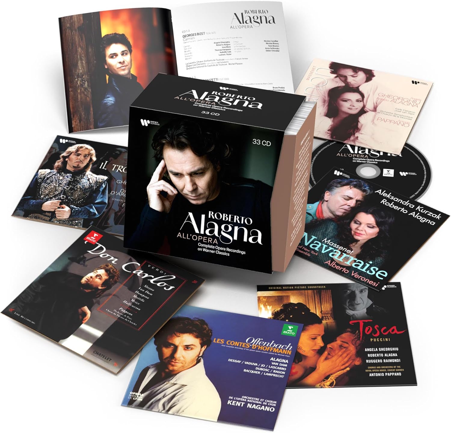 Roberto Alagna all'opera - The Complete Warner Classics Opera Edition 33CD