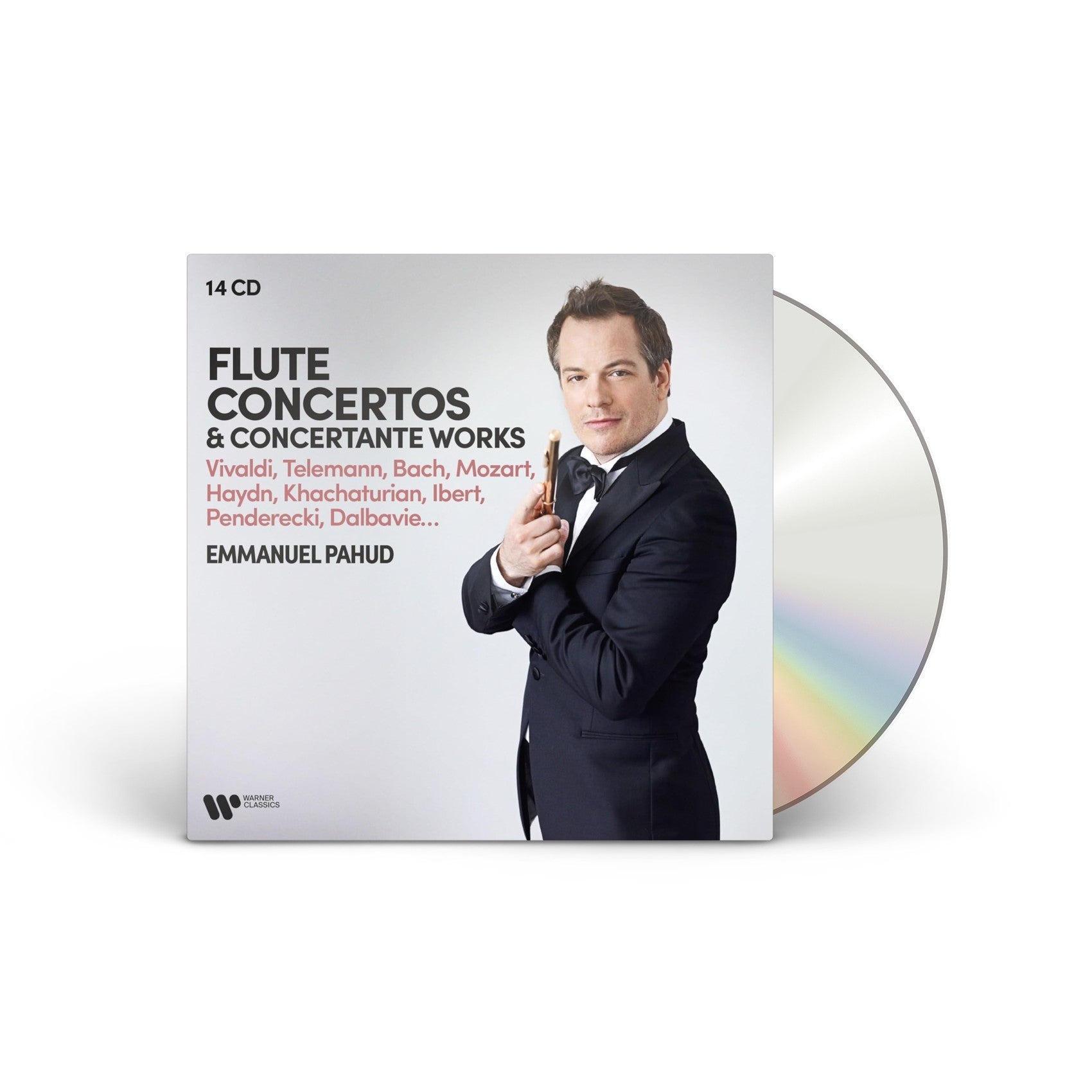 Flute Concertos & Concertante Works - Vivaldi, Telemann, Bach, Mozart, Haydn, Khachaturian, Ibert, Penderecki, Dalbavie… 14CD