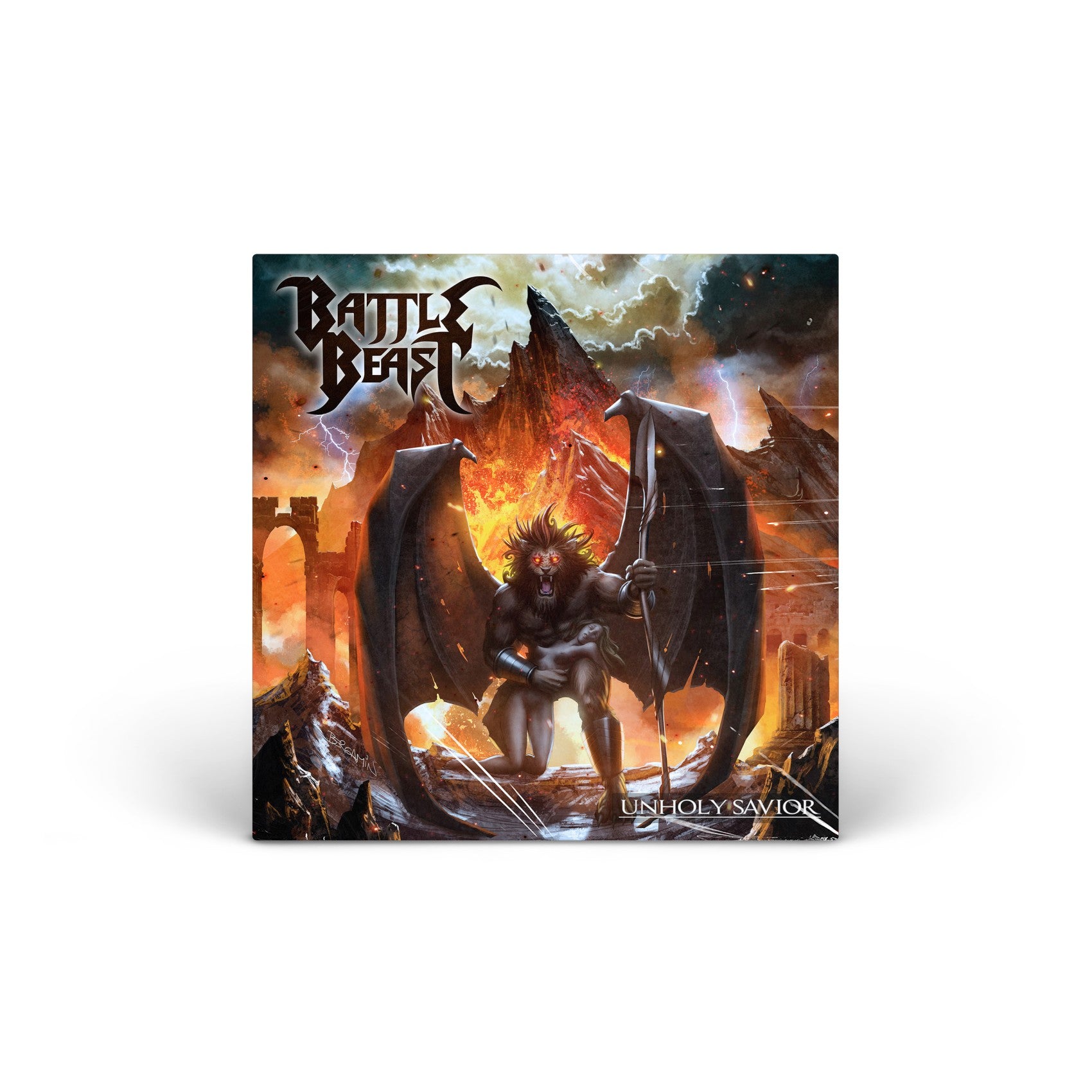 Unholy Savior (TRANSPARENT YELLOW VINYL) vinyl LP