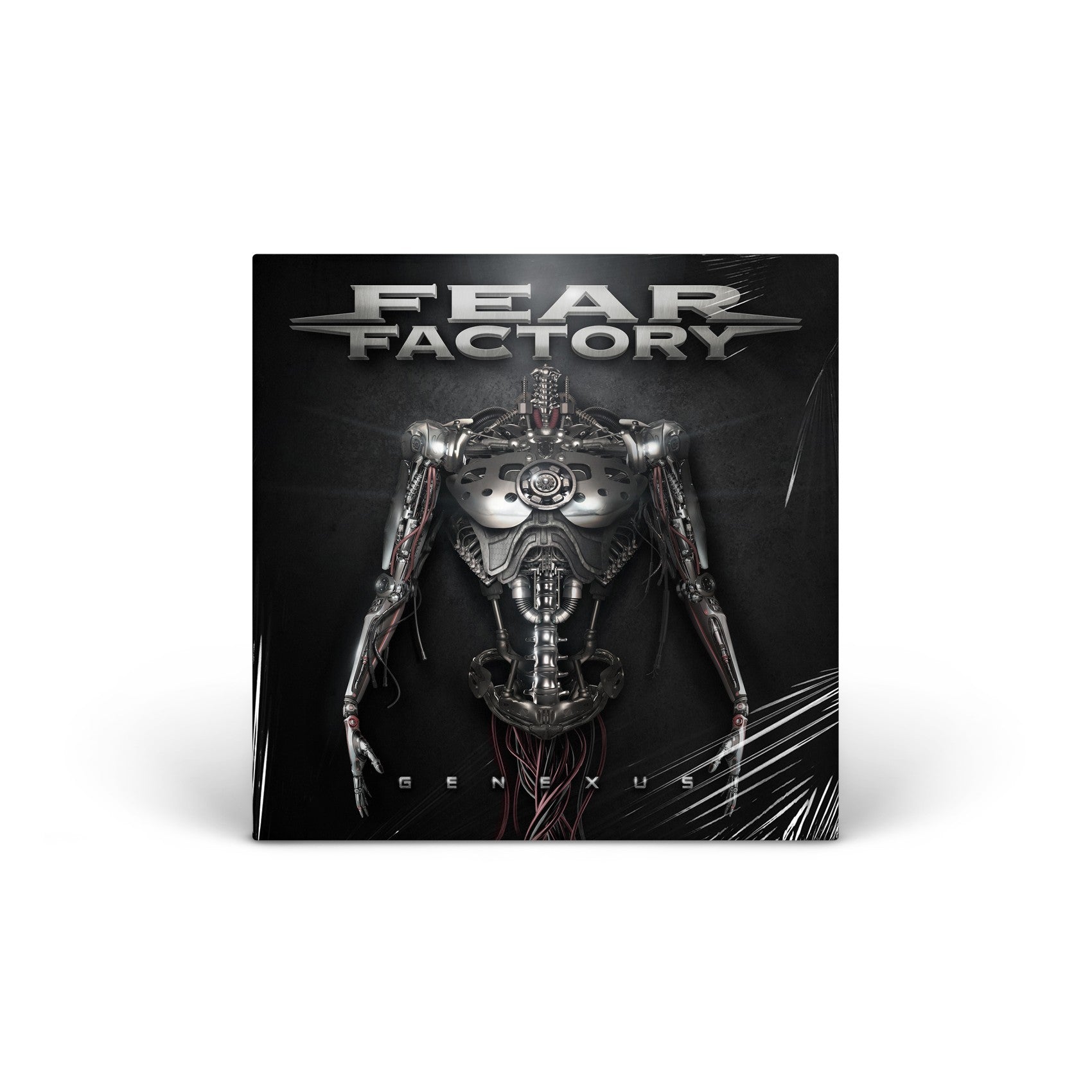 Genexus (CRYSTAL CLEAR WITH BLACK WHITE SPLATTER) vinyl LP