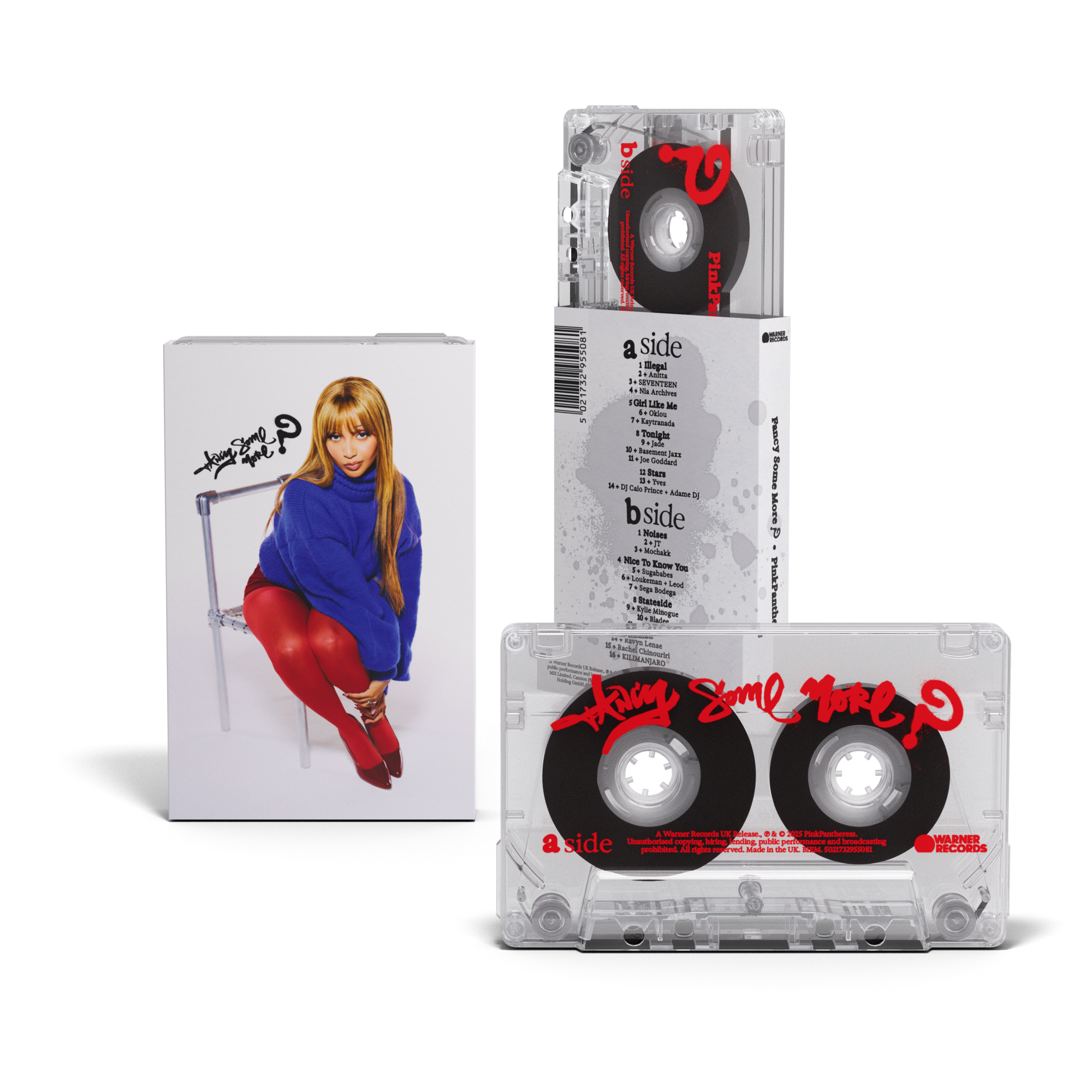 'Fancy Some More?' Clear & Grey Cassette