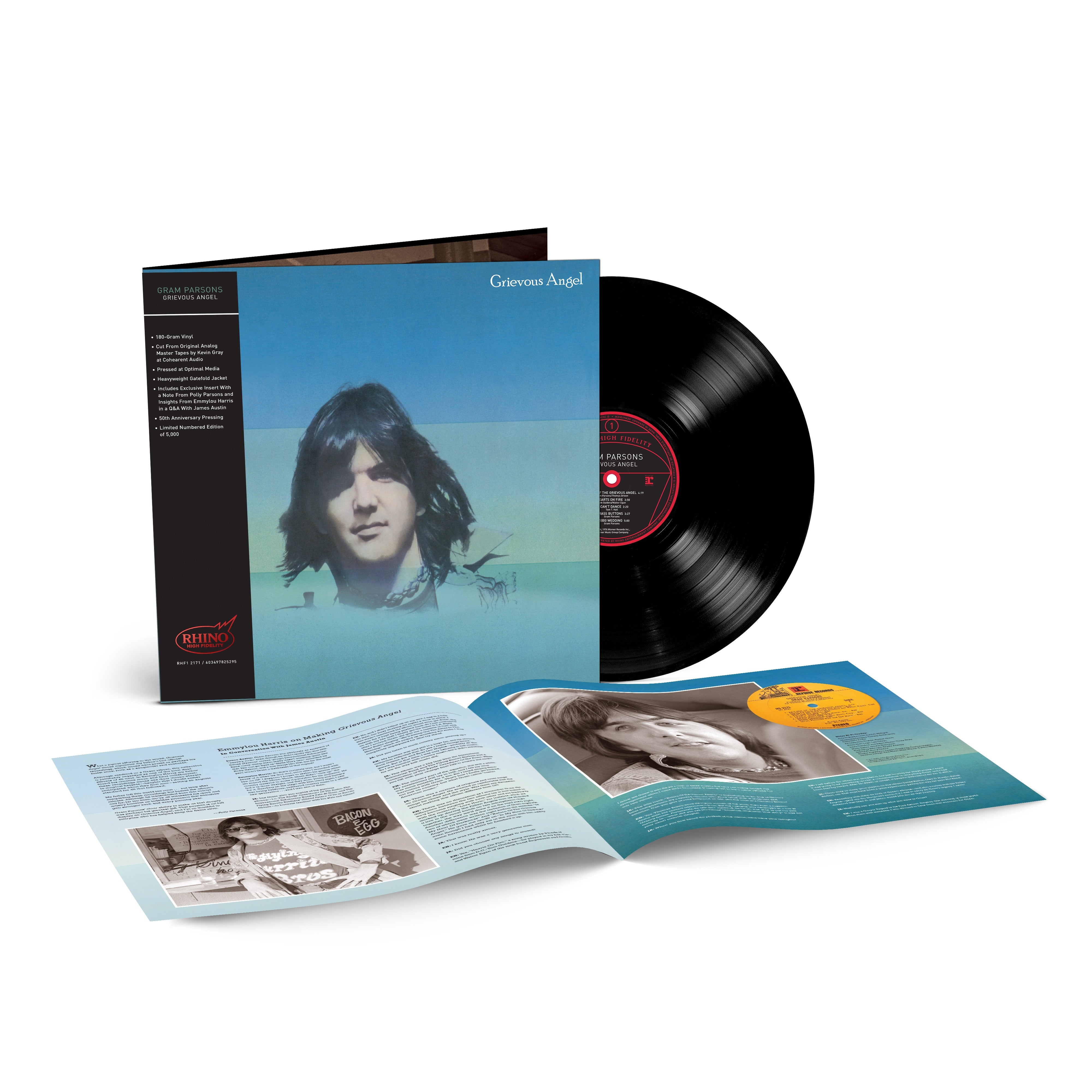 Grievous Angel (Rhino High Fidelity) Vinyl [LP] – Warner Music Canada