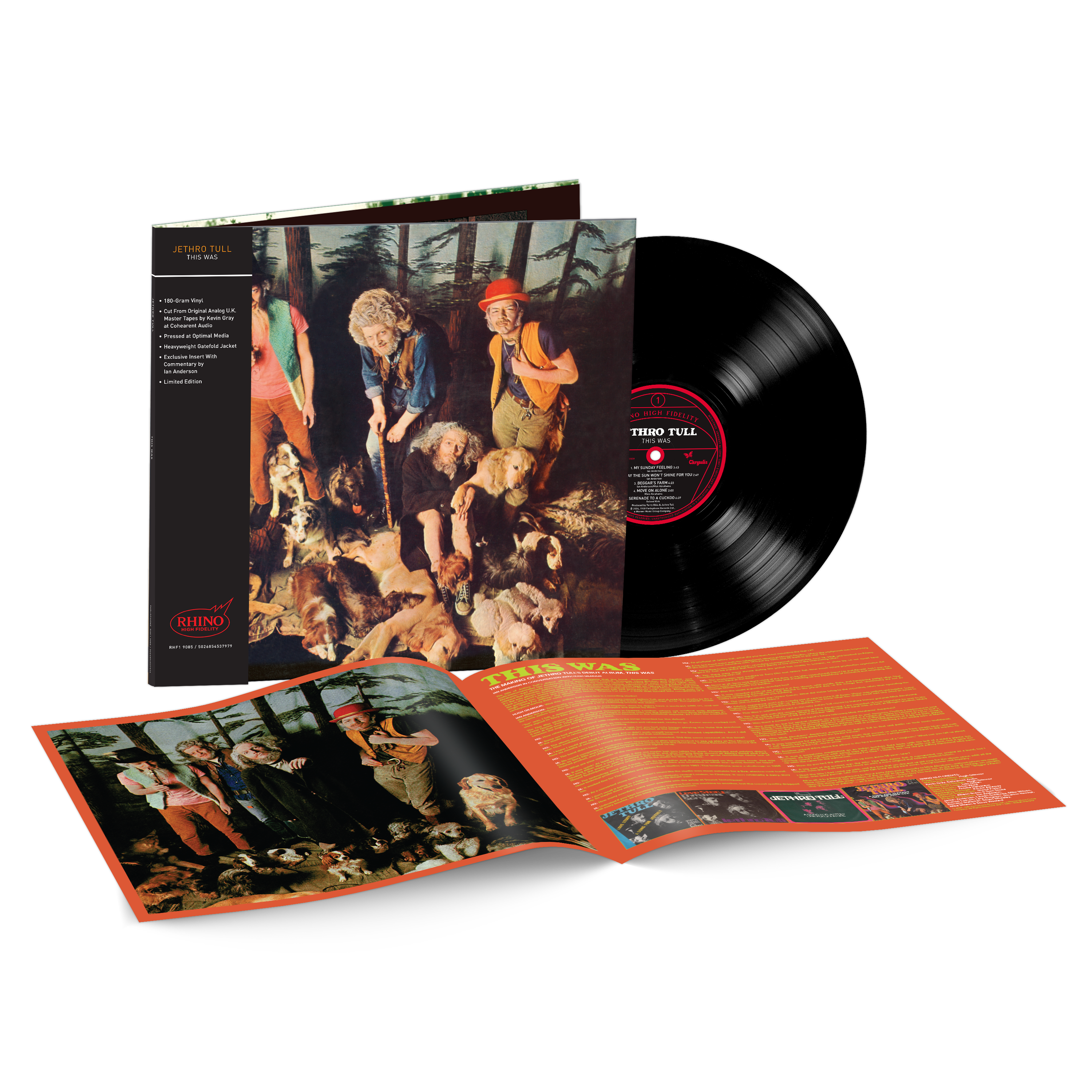 JETHRO TULL 1968-1972 (Rhino High Fidelity) (5LP Boxed Set)