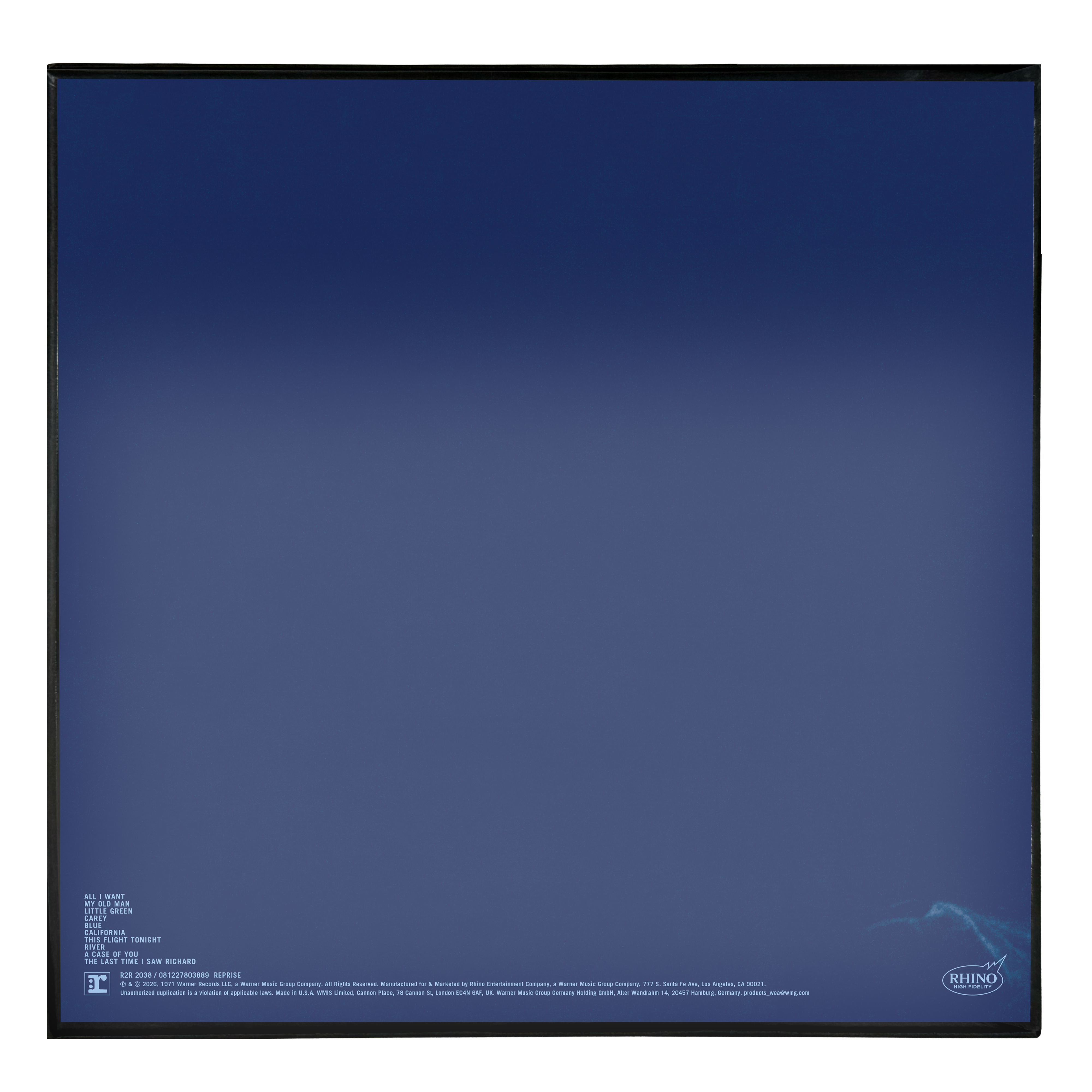 Blue (Rhino High Fidelity R2R)