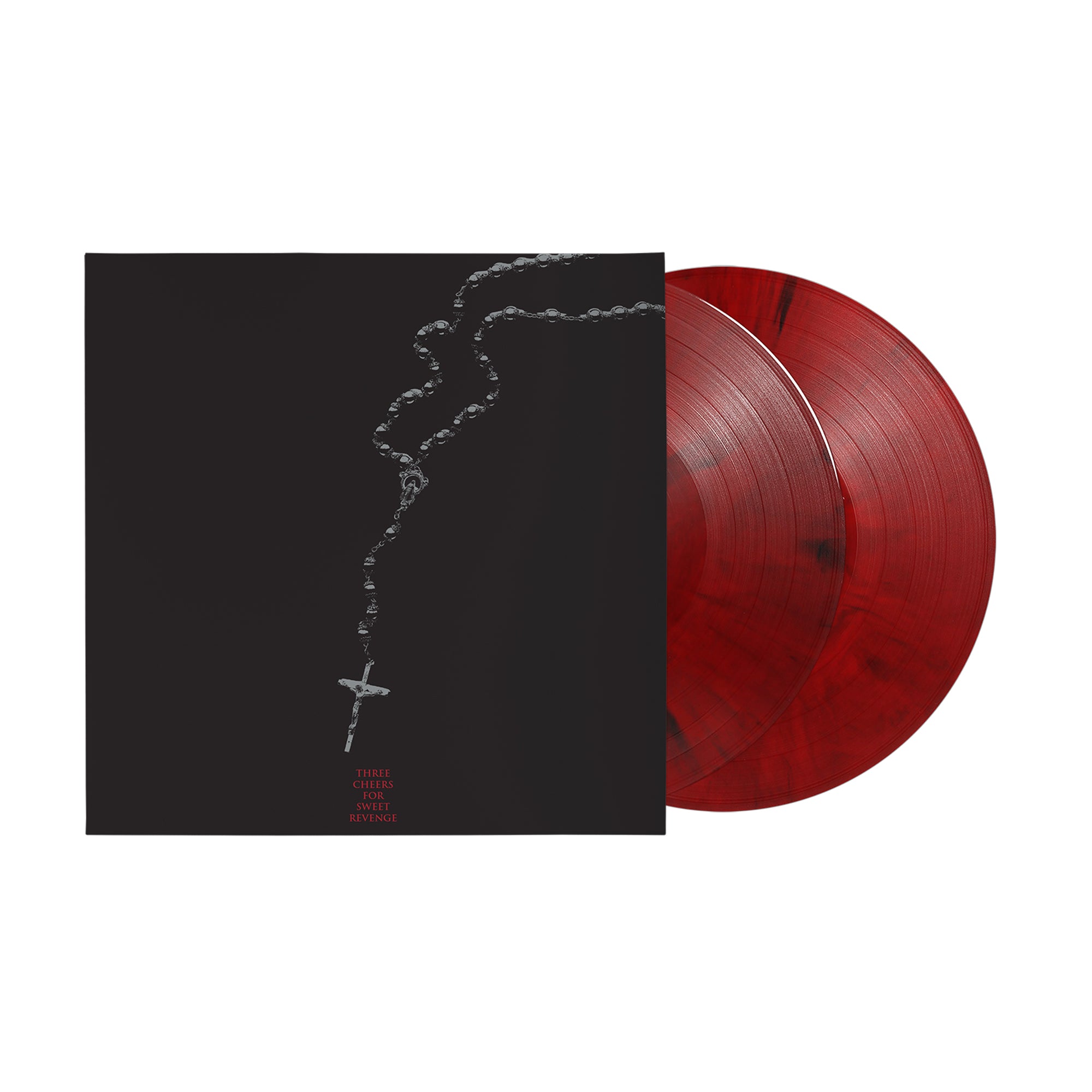 Three Cheers for Sweet Revenge (Deluxe Edition) Red & Black Marble Vinyl 2LP