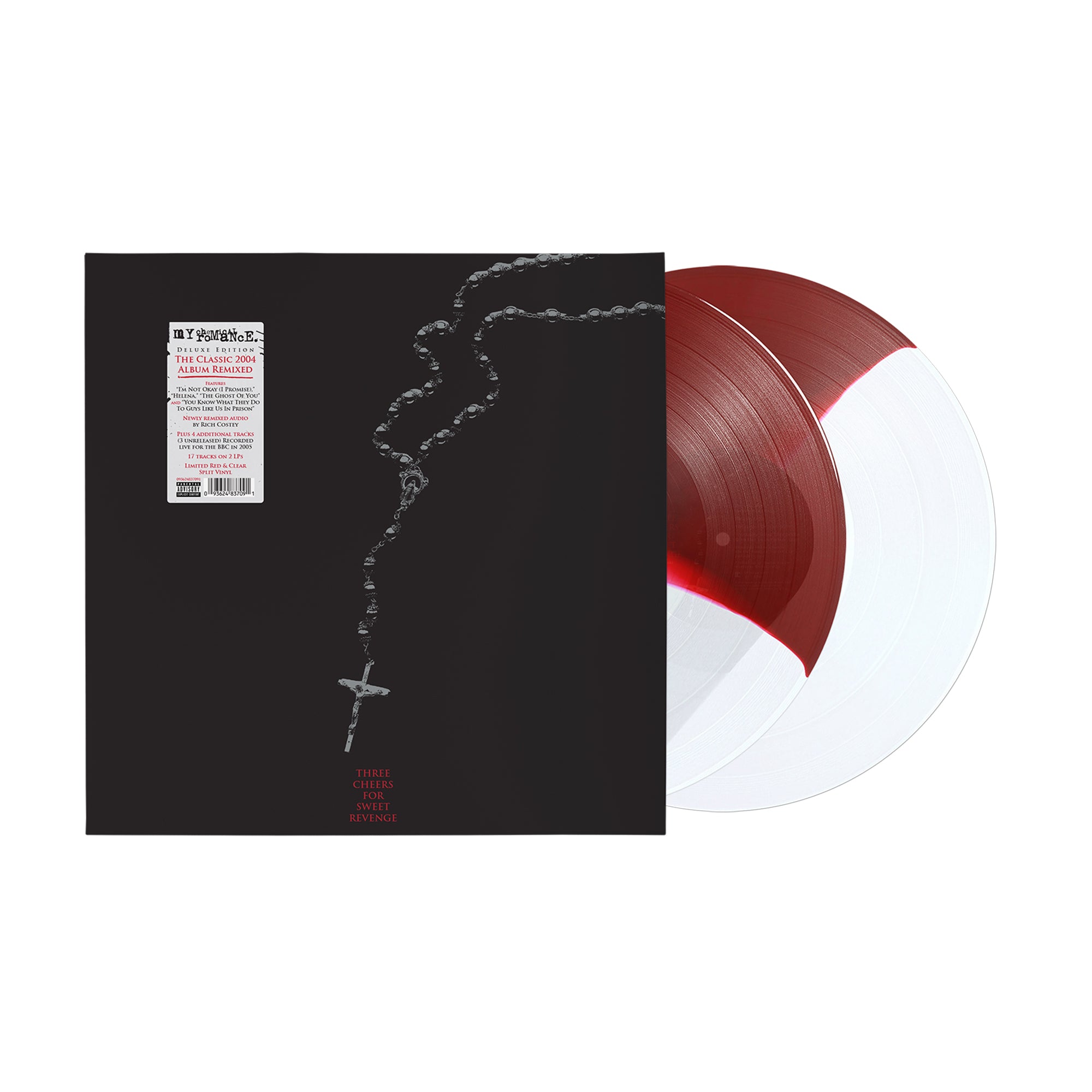 Three Cheers for Sweet Revenge (Deluxe Edition) Red & Clear Split Vinyl 2LP
