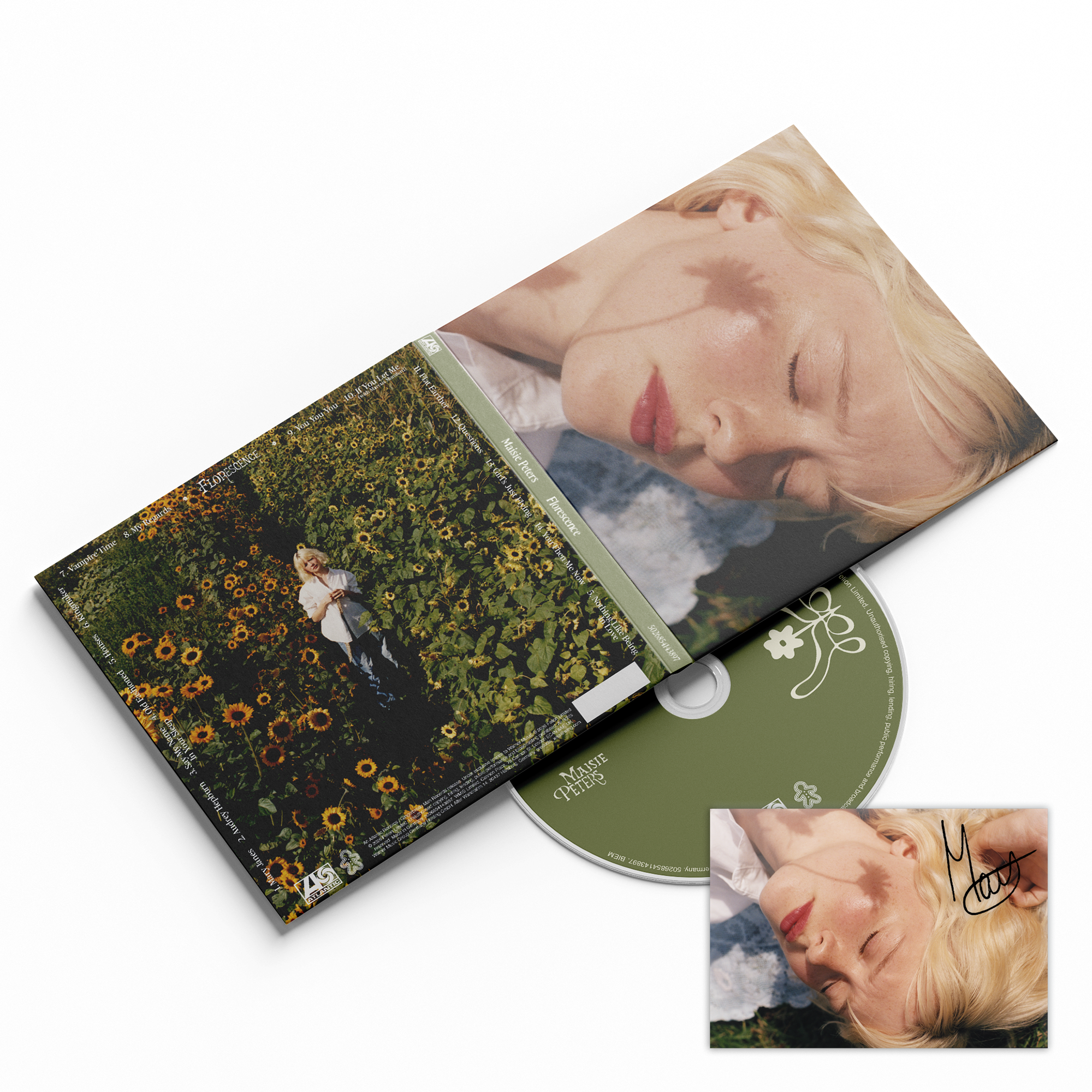 Signed Florescence Daisy Edition CD – Warner Music Canada