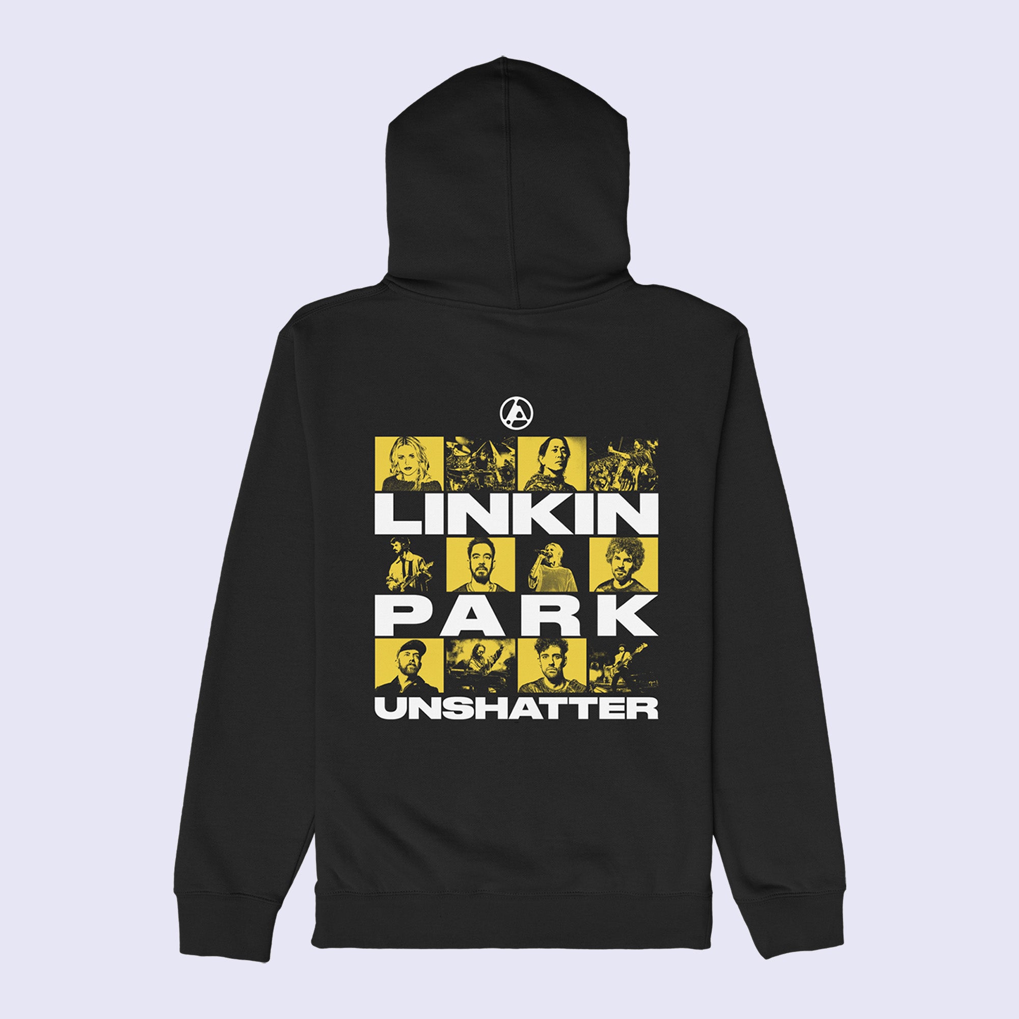 UNSHATTER Black Zip Up Hoodie