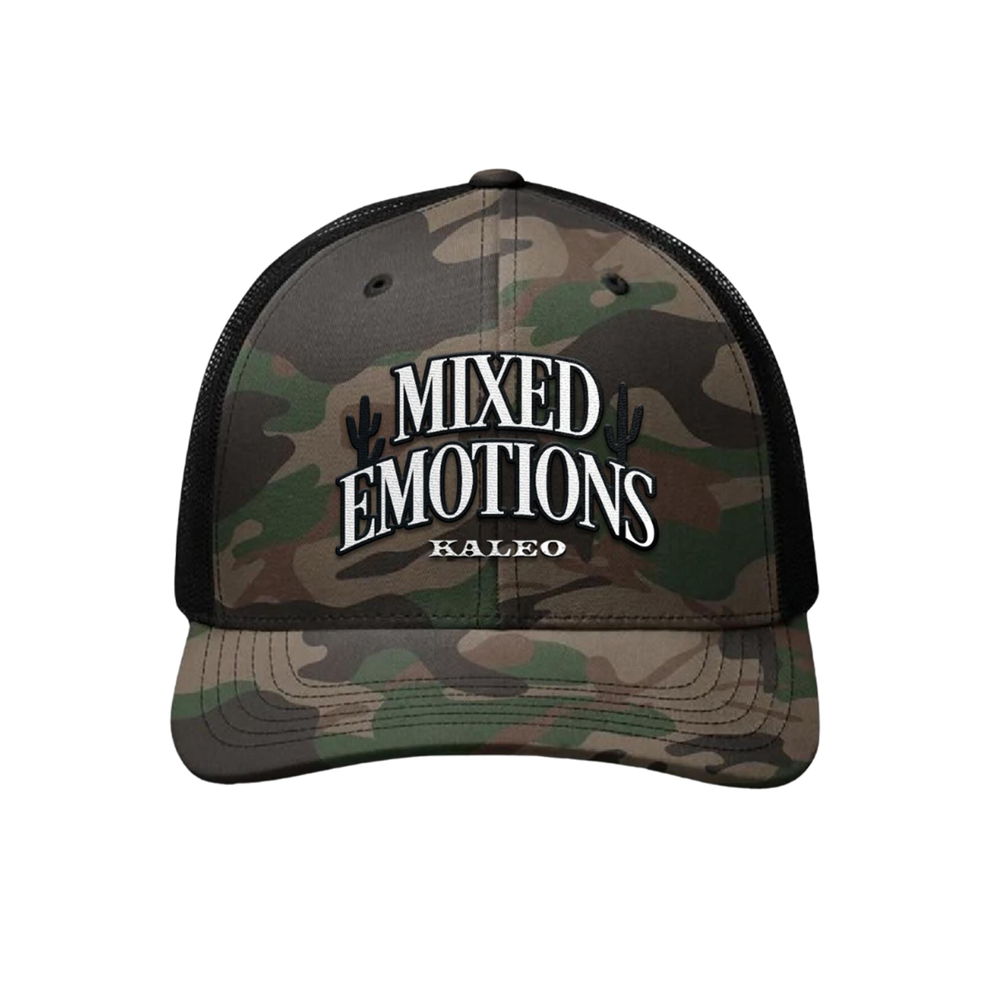 Camouflage trucker hat