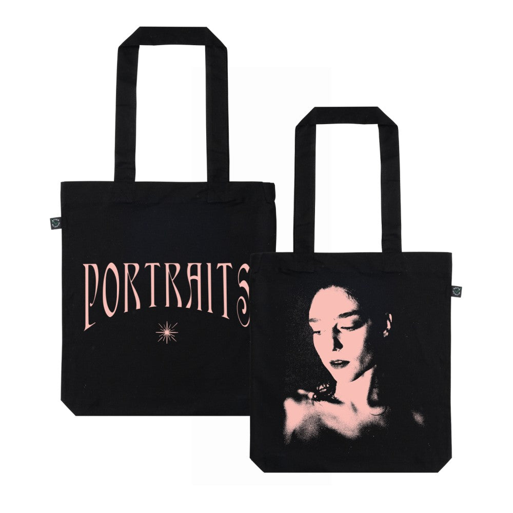 Portraits Black Tote Bag