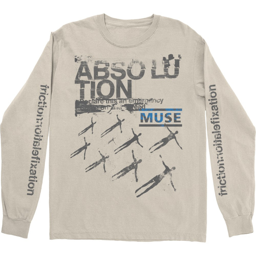 Absolution XX Friction White Longsleeve T-Shirt – Warner Music Canada