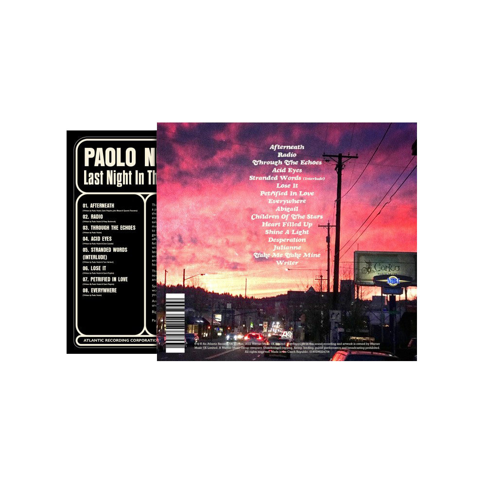 Last Night In The Bittersweet CD