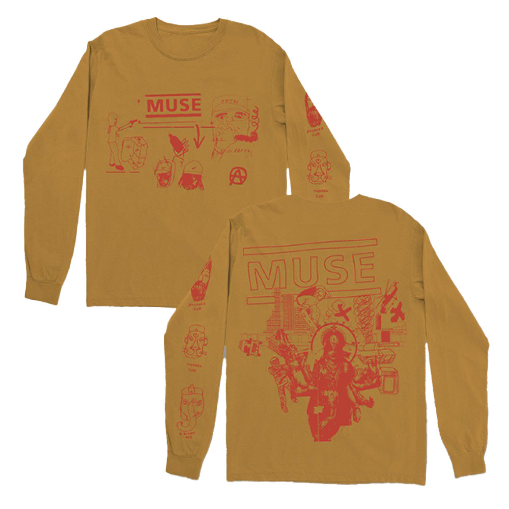 Sketches of Symmetry Long Sleeve T-Shirt – Warner Music Canada