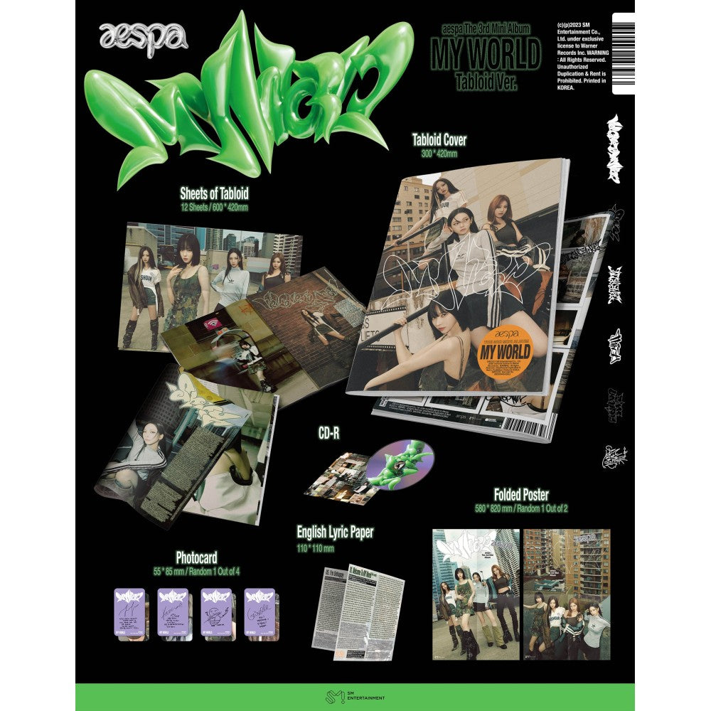 MY WORLD Store Exclusive Tabloid Version [CD] – Warner Music Canada