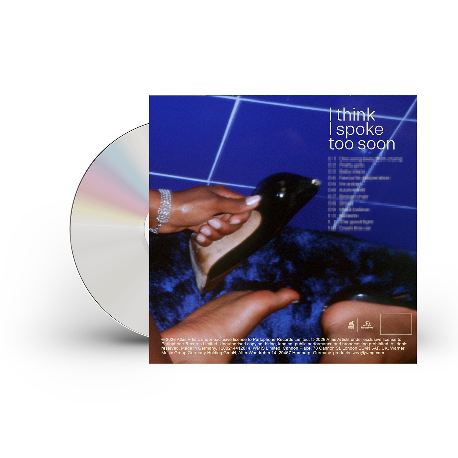 'I think I spoke too soon' Exclusive Sleeve CD #3