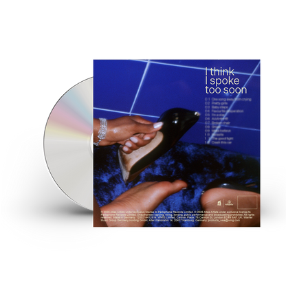 'I think I spoke too soon' Exclusive Sleeve CD #3