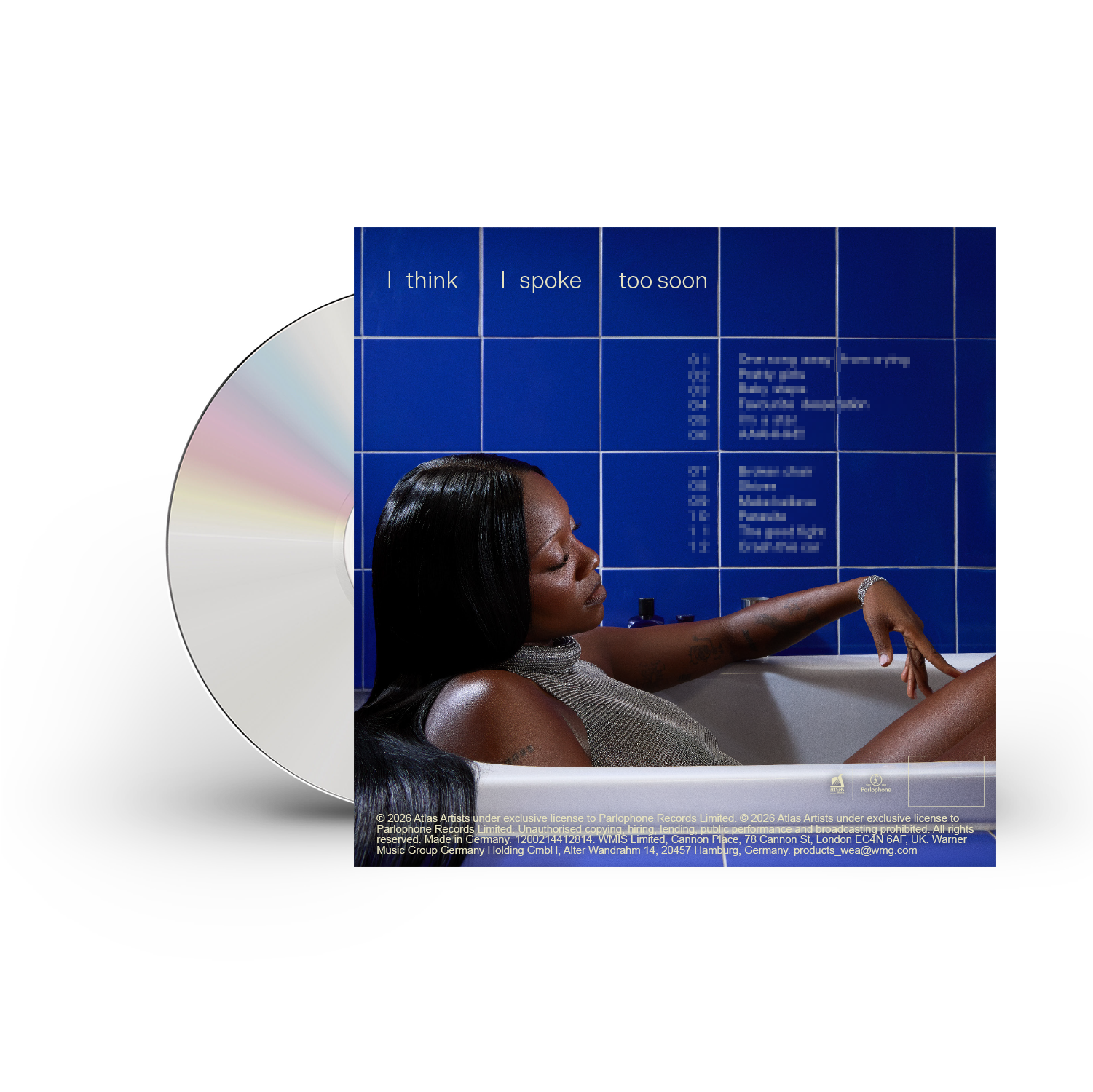 'I think I spoke too soon' CD