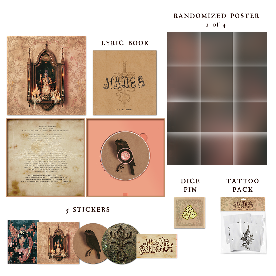 Dice Enamel Pin + CD Box Set