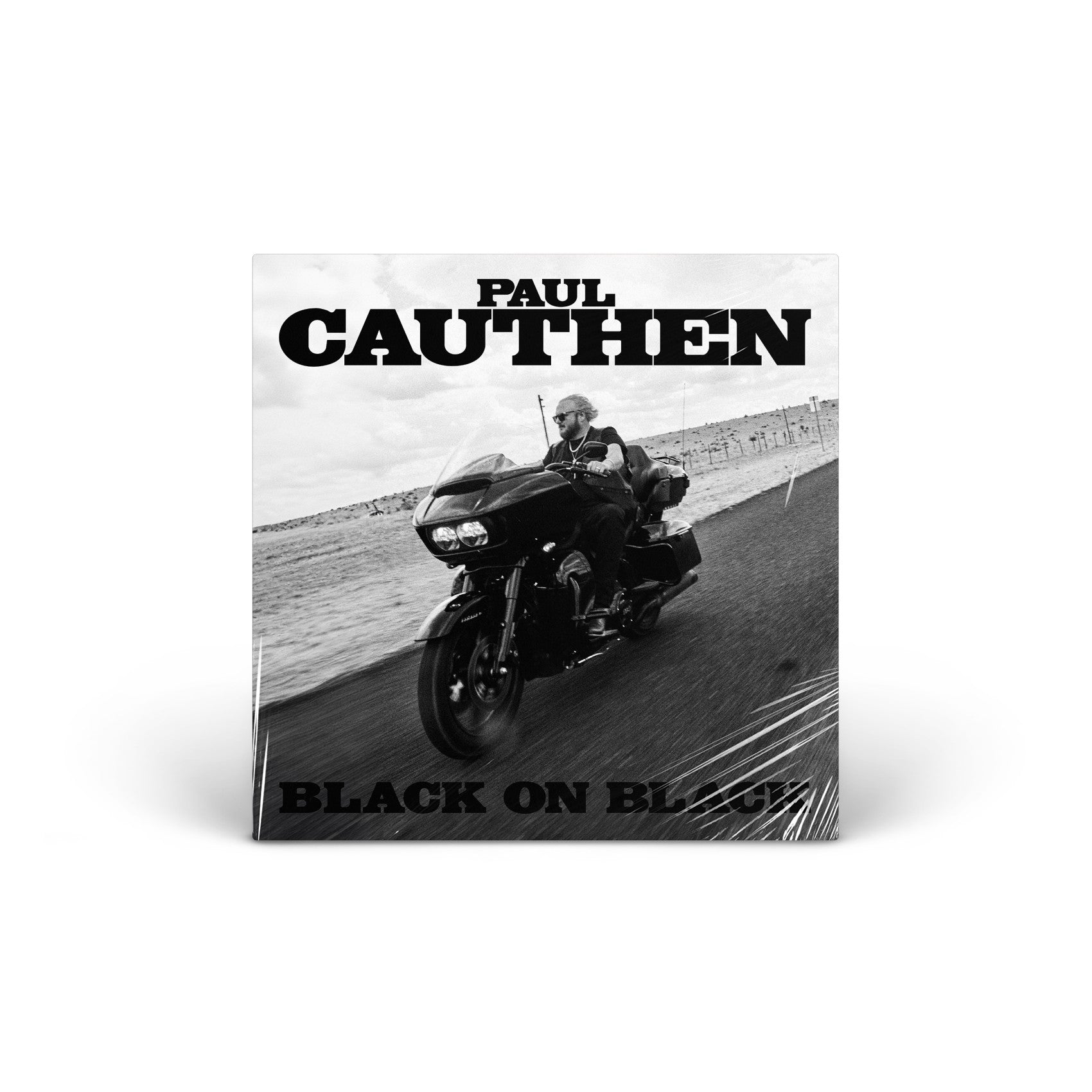 Black on Black vinyl LP