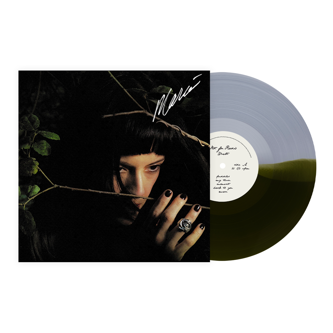 Melt - frosted green signed vinyl