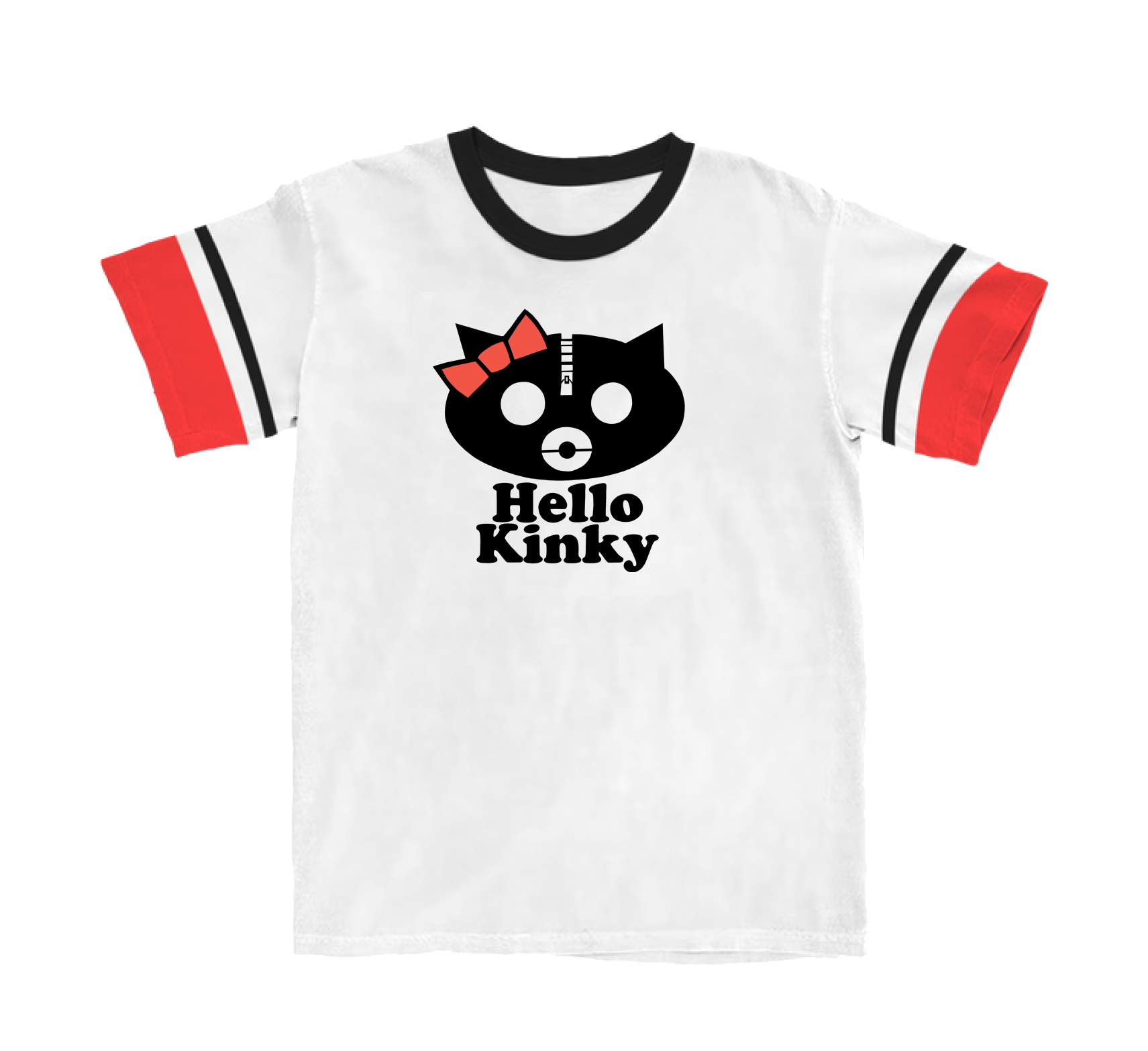 Hello Kinky Ringer T-Shirt