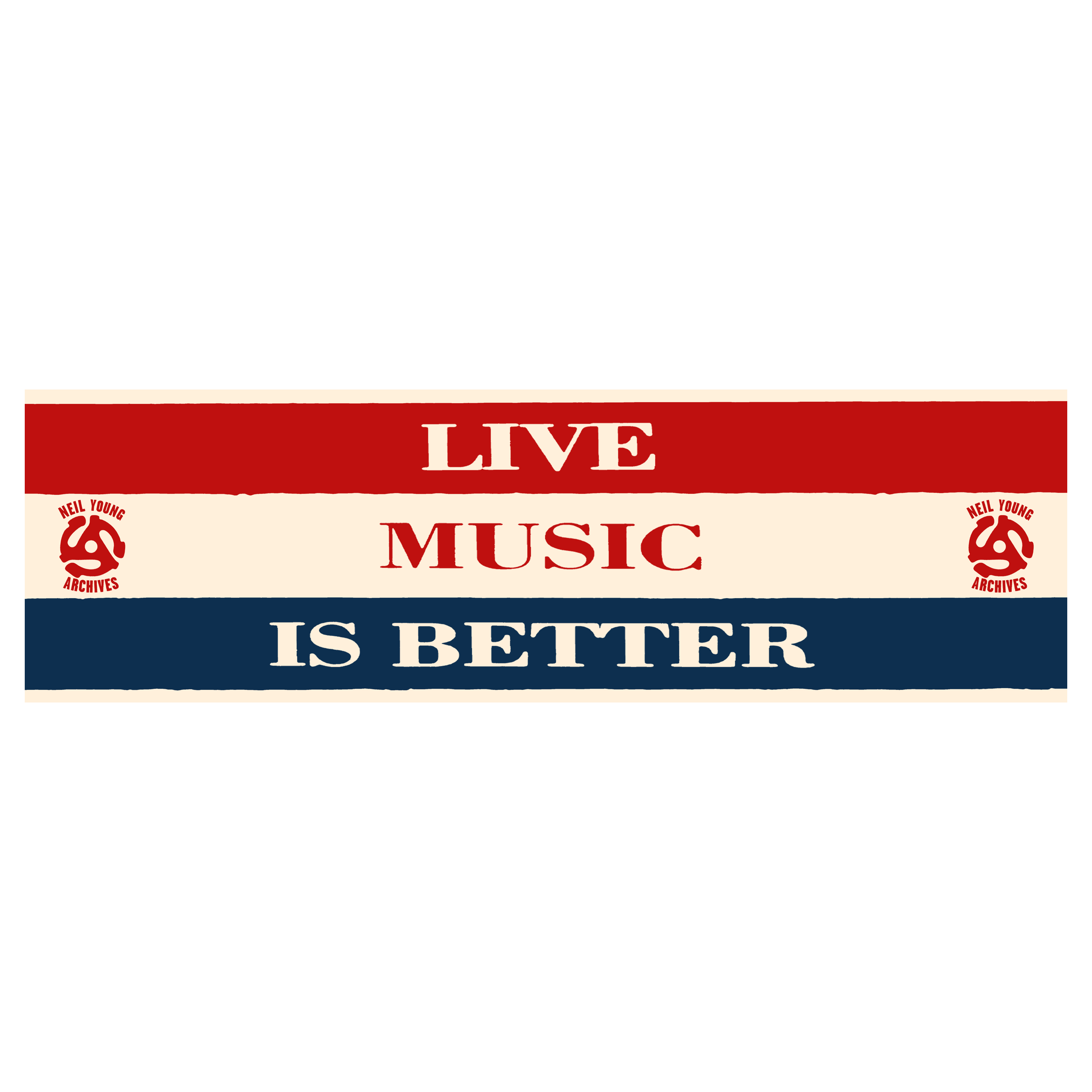 Live Music Is Better Bumper Sticker