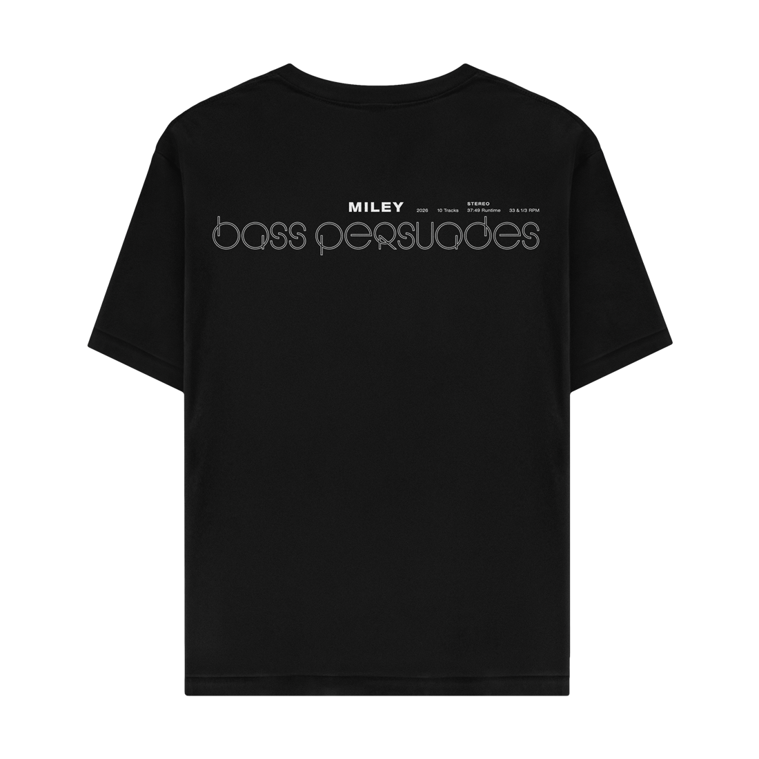 Bass Persuades Black T-Shirt