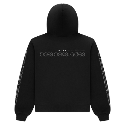 Bass Persuades Black Hoodie