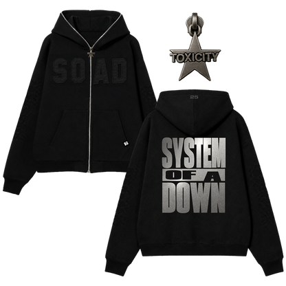 SOAD Toxicity Zip Up Hoodie