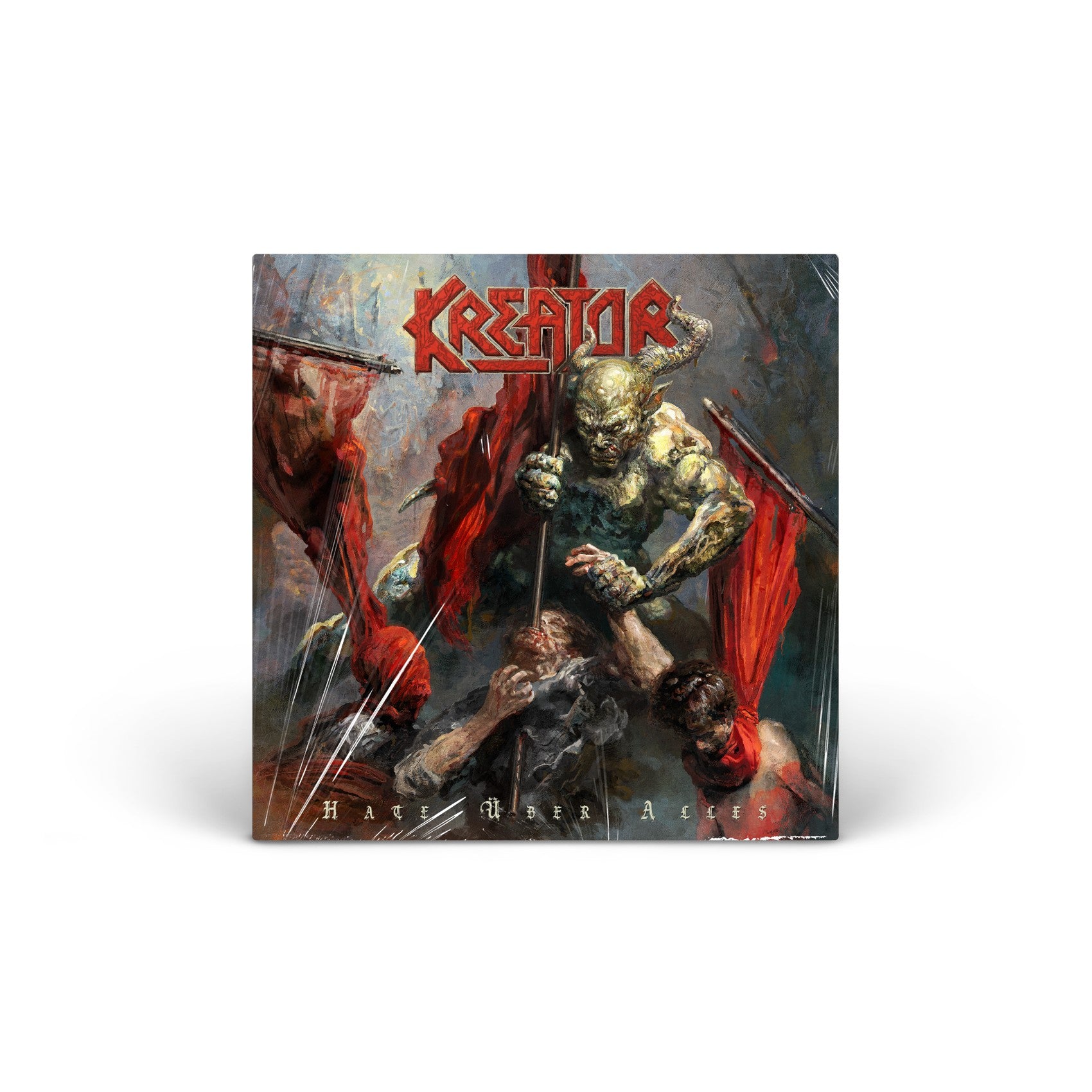 Hate Über Alles (Solid Black in trifold, side D etched) vinyl LP