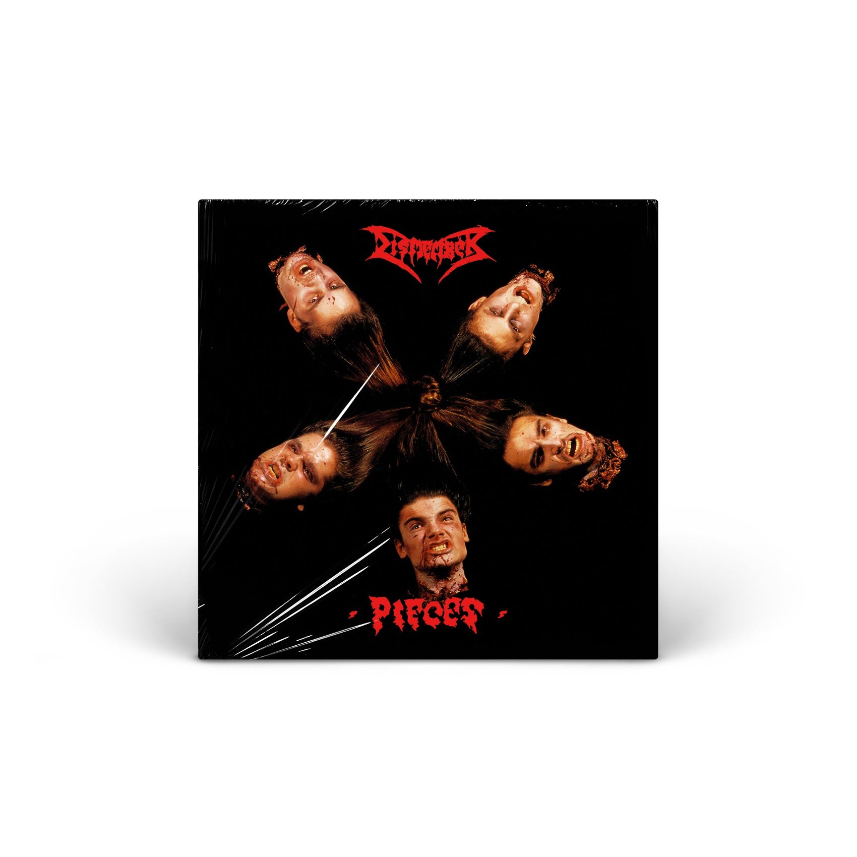 Pieces ( red/black split EP in sleeve with lyric sheet) vinyl LP