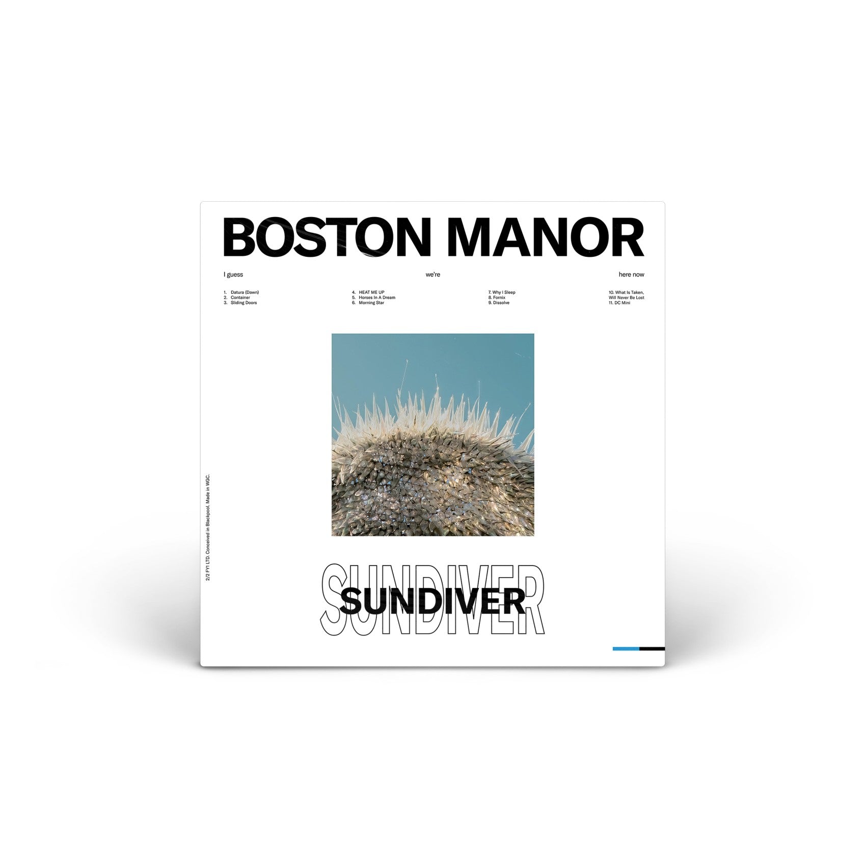 Sundiver (White with Blue & Grey Splatter) vinyl LP
