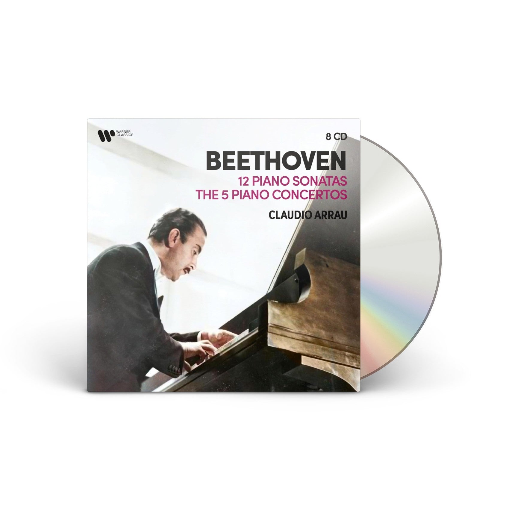Beethoven: 12 Piano Sonatas, The 5 Piano Concertos 8CD