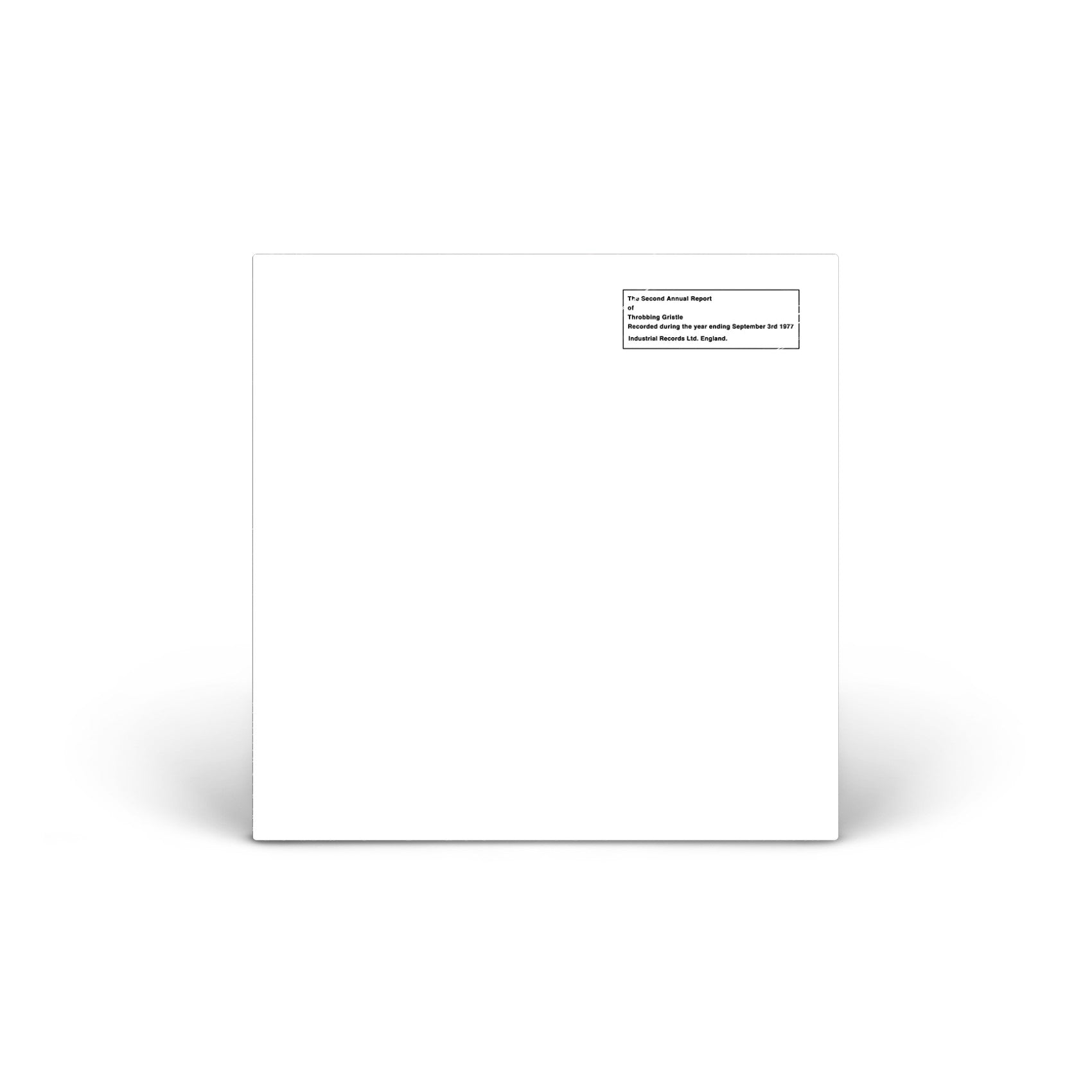 The Second Annual Report (White Vinyl) [White Vinyl] vinyl LP