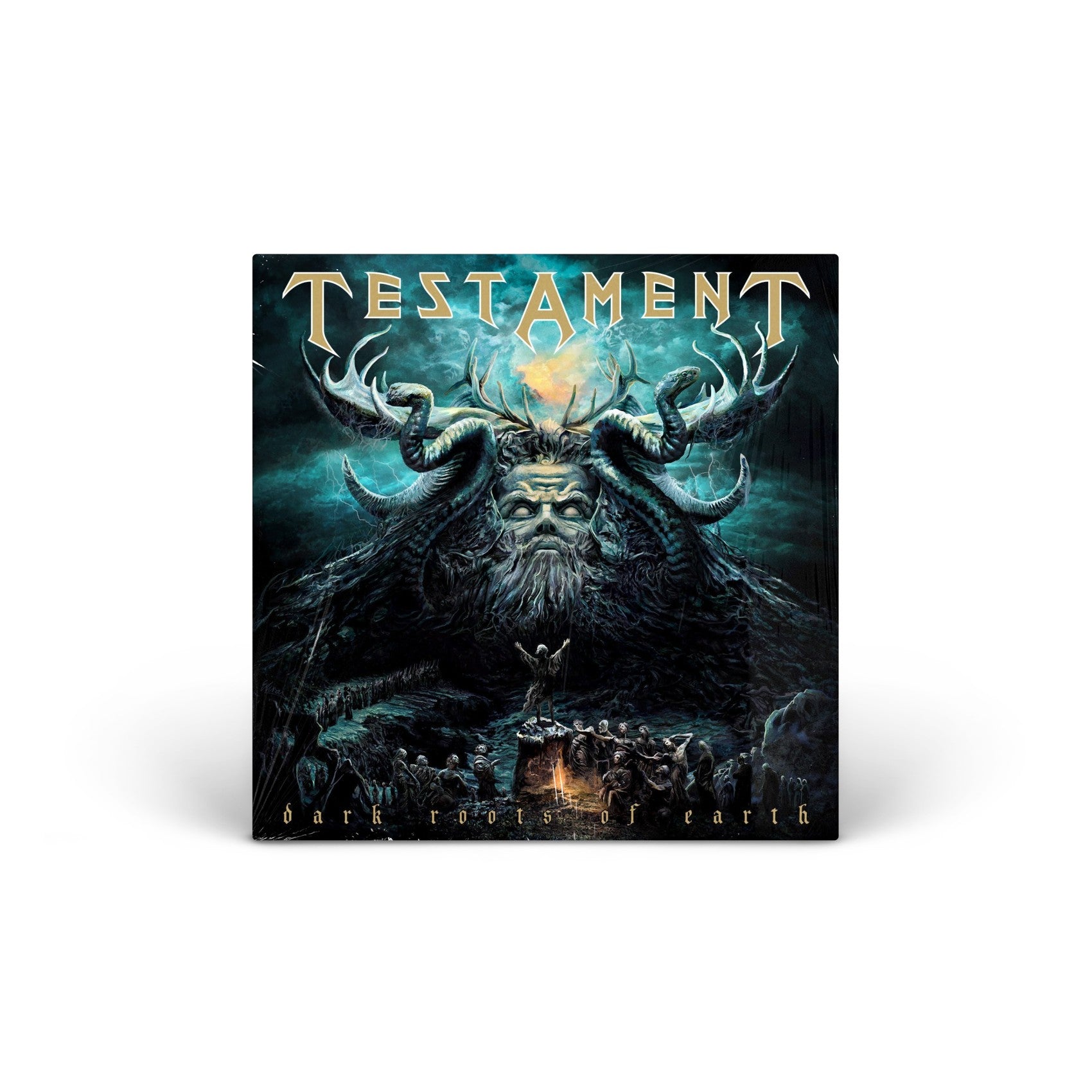 Dark Roots of Earth (CLEAR GOLD GREEN SPLATTER) vinyl 2LP