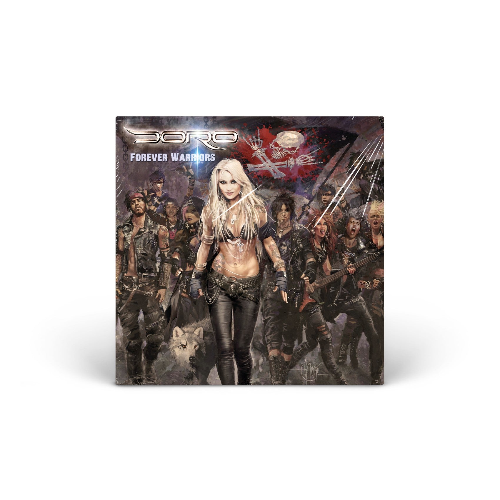 Forever Warriors (TRANSPARENT ORANGE VINYL) vinyl 2LP