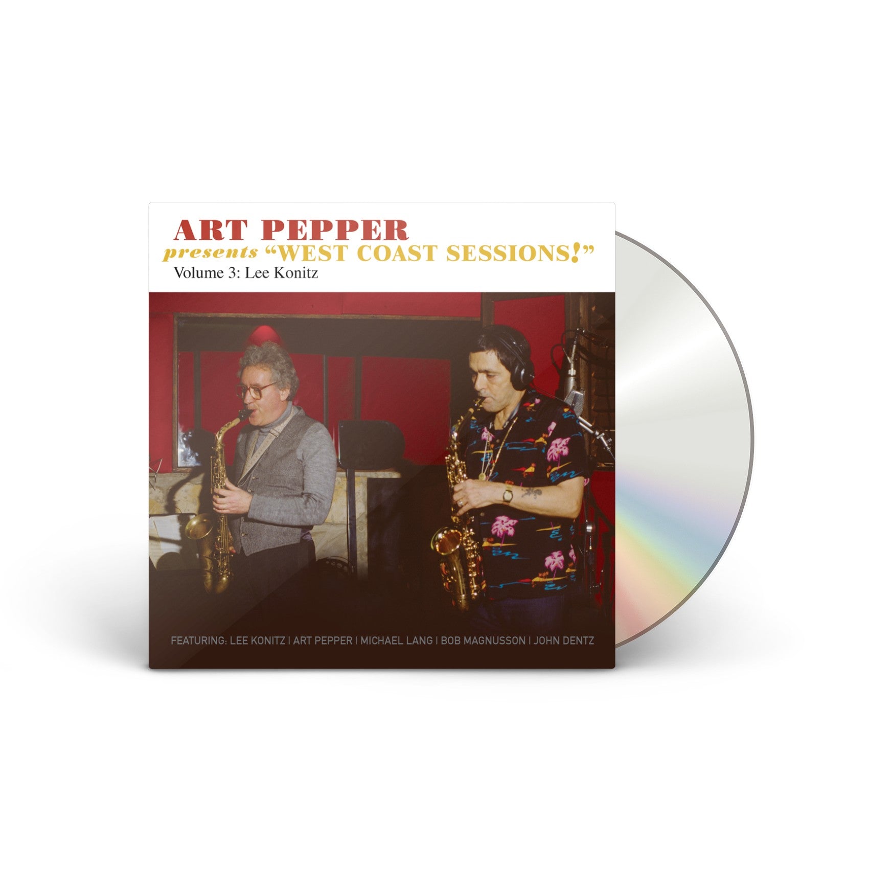 Art Pepper Presents "West Coast Sessions!" Volume 3: Lee Konitz (Limited Edition) CD